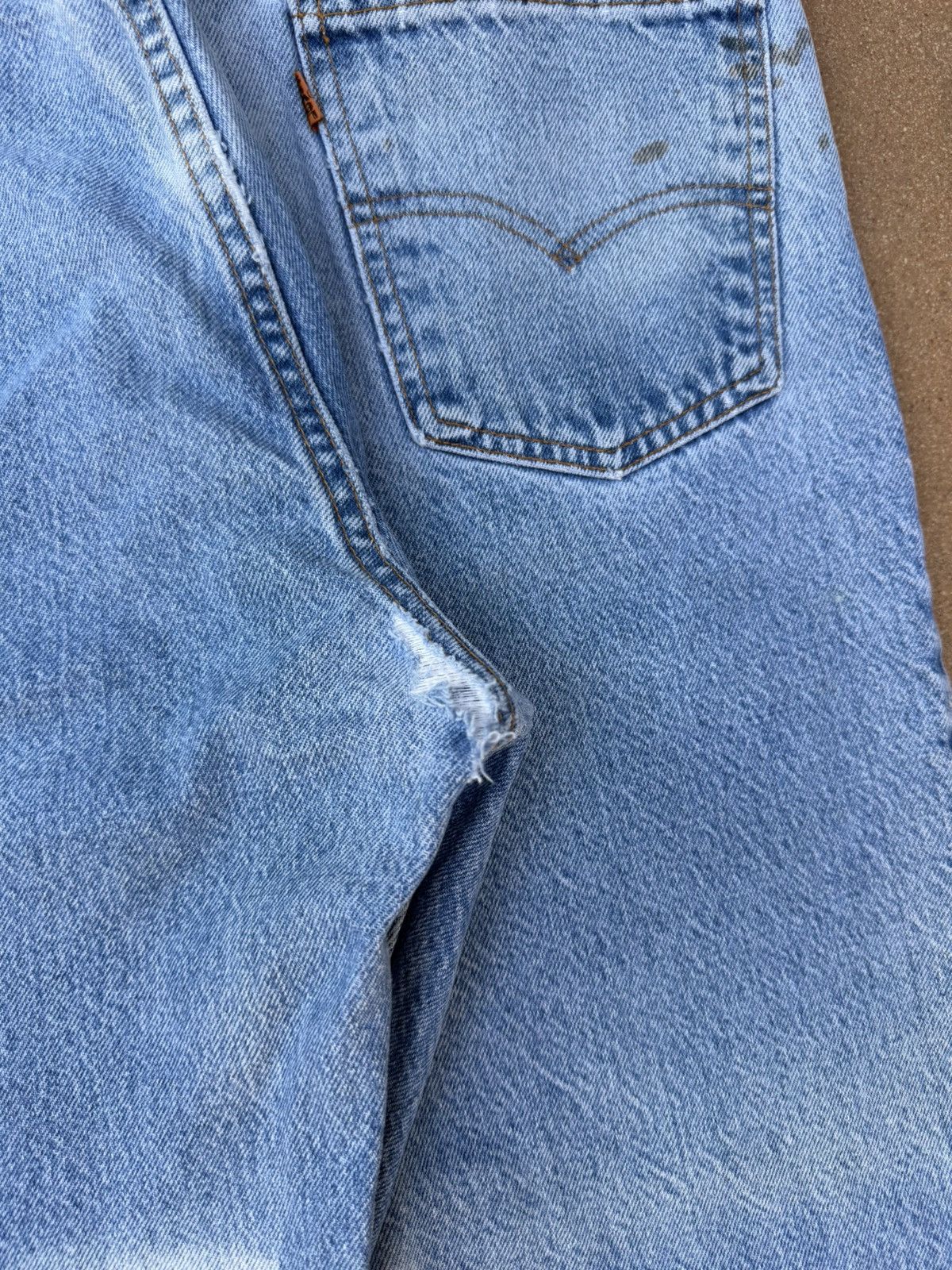 Levi's Vintage 90’s Levi’s 517 Red Tab Bootcut Flare Jeans 35x29 Size US 35 - 9 Thumbnail