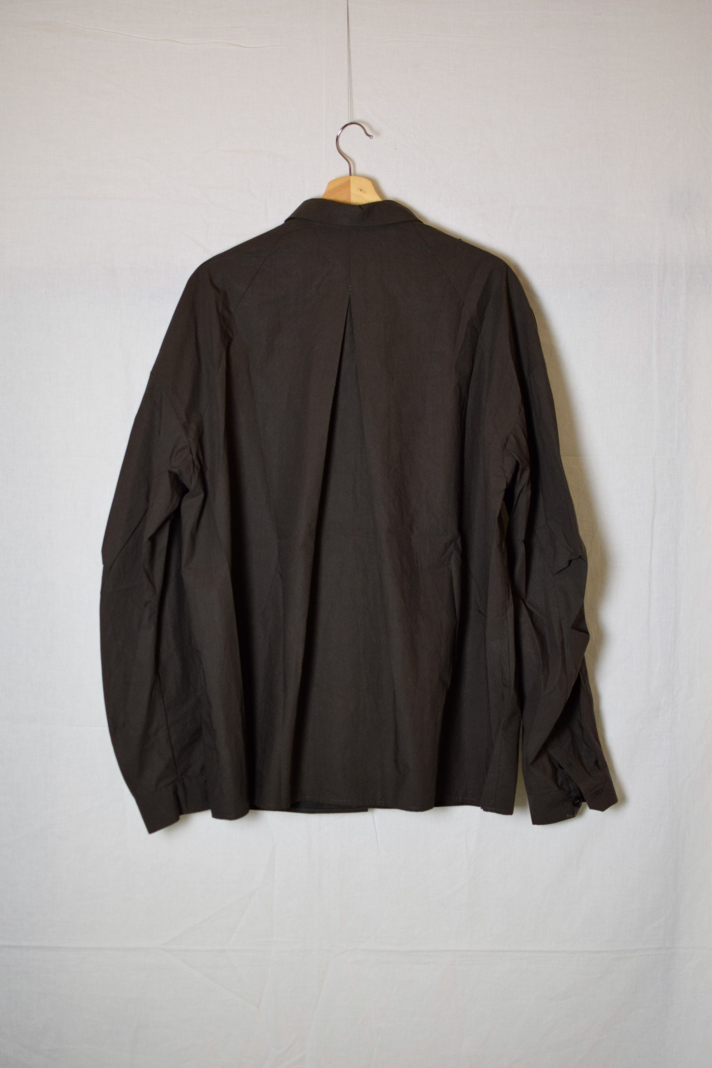 Devoa Devoa SS25 Military Beige Gray Shirt - SHC-DSLEH Size US L / EU 52-54 / 3 - 3 Thumbnail