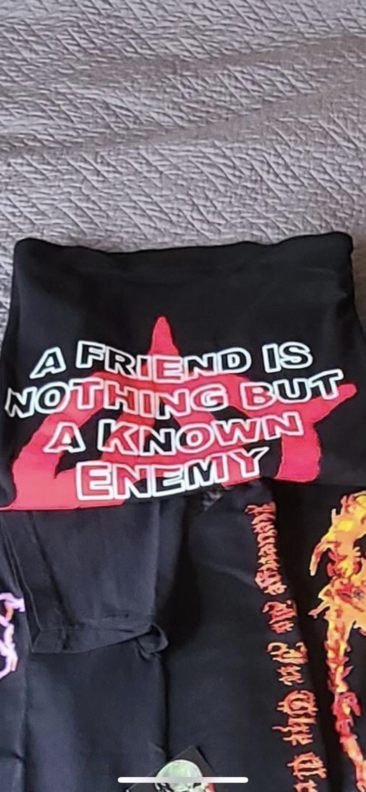 Revenge Revenge A friend is nothing but a known enemy tee Size US M / EU 48-50 / 2 - 4 Thumbnail