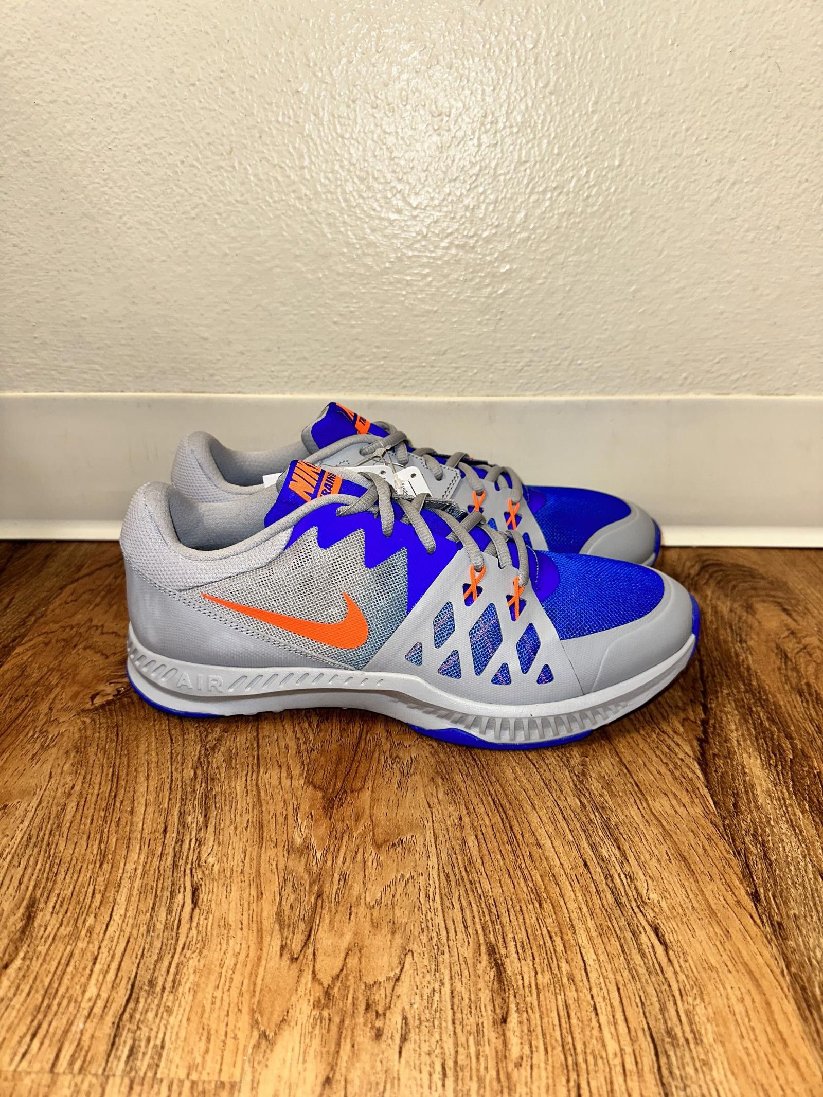 image of Nike Air Epic Trainer 2 Wolf Grey Racer Blue Sample Shoes, Men's (Size 9)