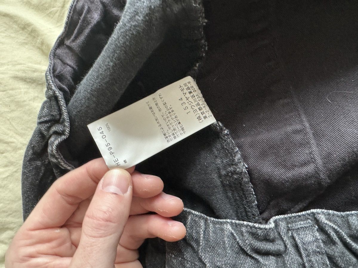 Yohji Yamamoto 22aw Black scandal denim painter pants Size US 34 / EU 50 - 4 Thumbnail