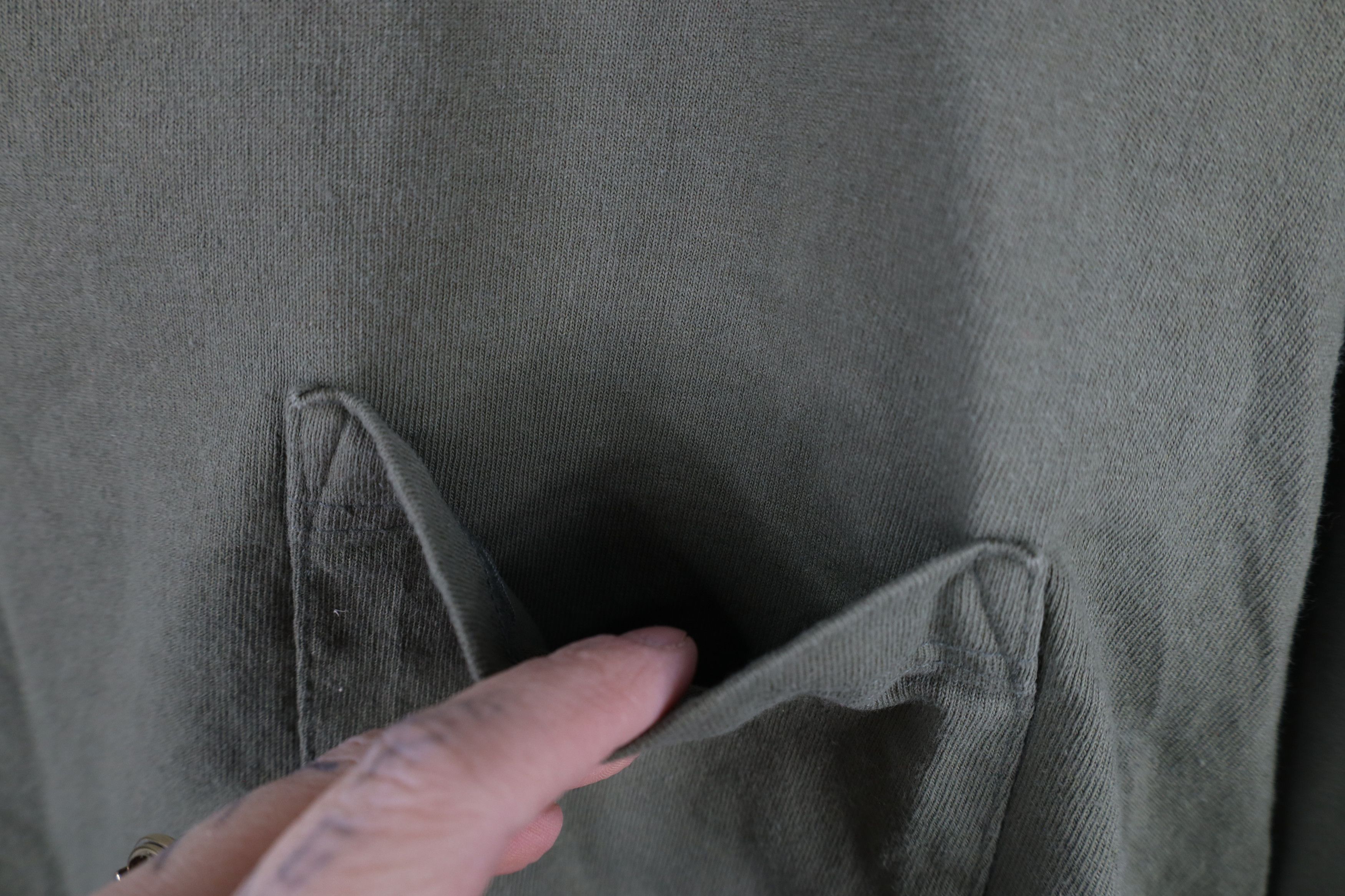 Carhartt × Vintage Vintage Y2K Carhartt Loose Fit Pocket T-Shirt Olive Green Size US L / EU 52-54 / 3 - 5 Thumbnail