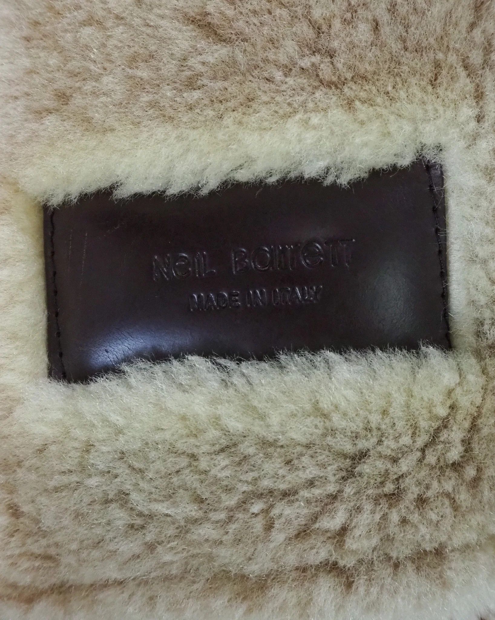 Neil Barrett Neil Barrett Lambskin Leather Shearling Coat $2510 Size US L / EU 52-54 / 3 - 3 Thumbnail