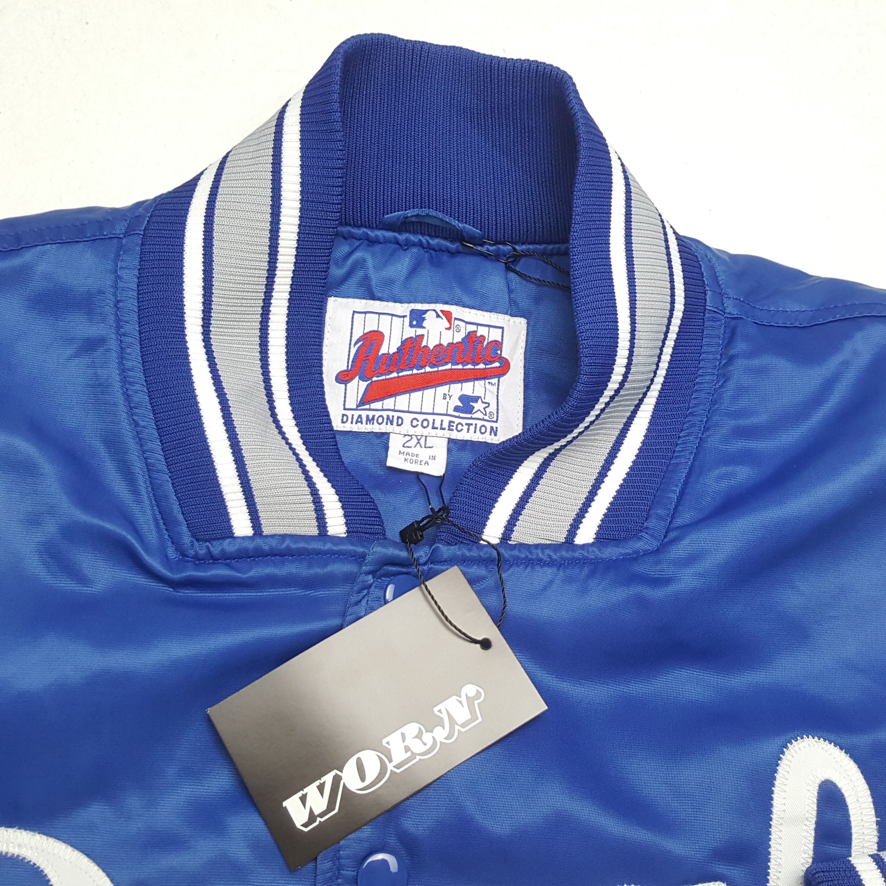 MLB × Vintage Vintage KANSAS CITY ROYALS American Basketball Jacket Size US XXL / EU 58 / 5 - 11 Thumbnail