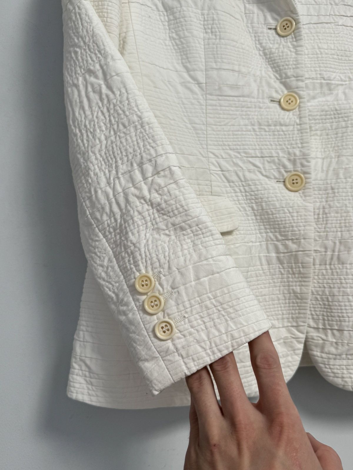 Prada Prada Women’s Jacket Blazer Luxury White Size M / US 6-8 / IT 42-44 - 10 Thumbnail