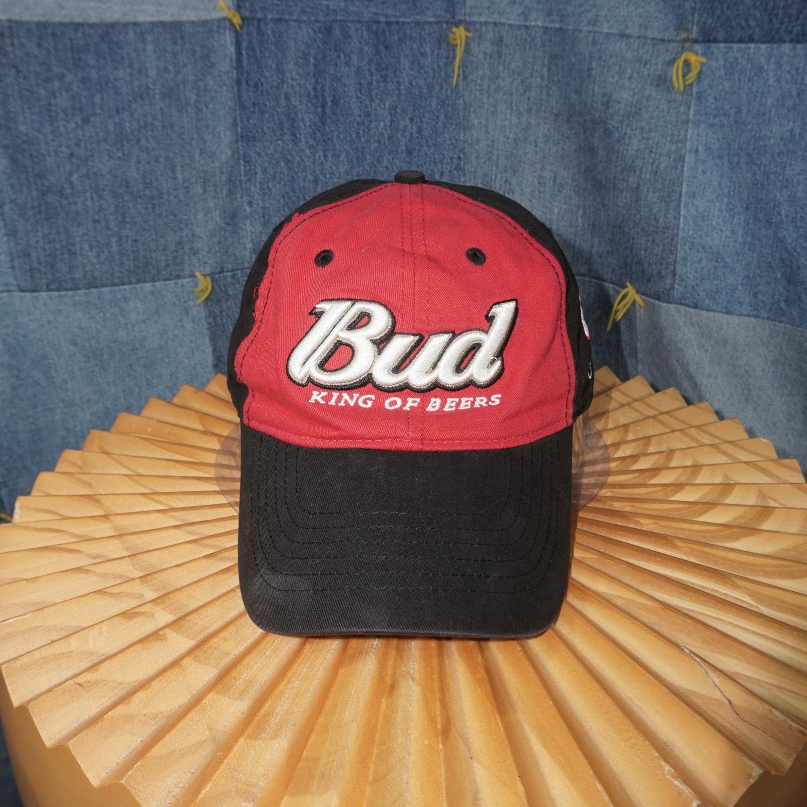 NASCAR OSFA -Vintage Y2K Budweiser Dale Earnhardt jr nascar 00s hat Size ONE SIZE - 1 Thumbnail
