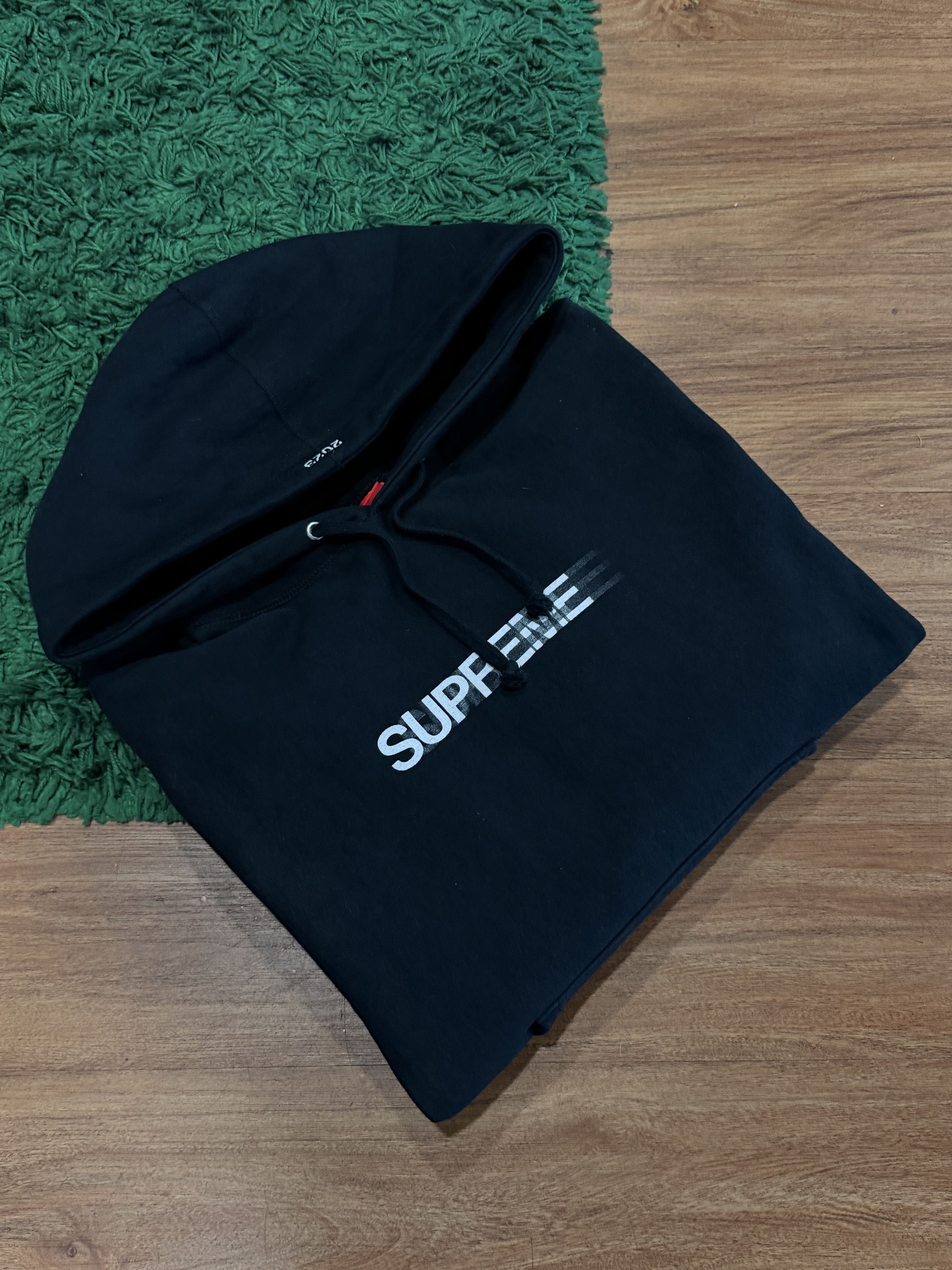 Supreme SUPREME - Black Motion Logo Hoodie - Small - Size US S / EU 44-46 / 1 - 1 Thumbnail
