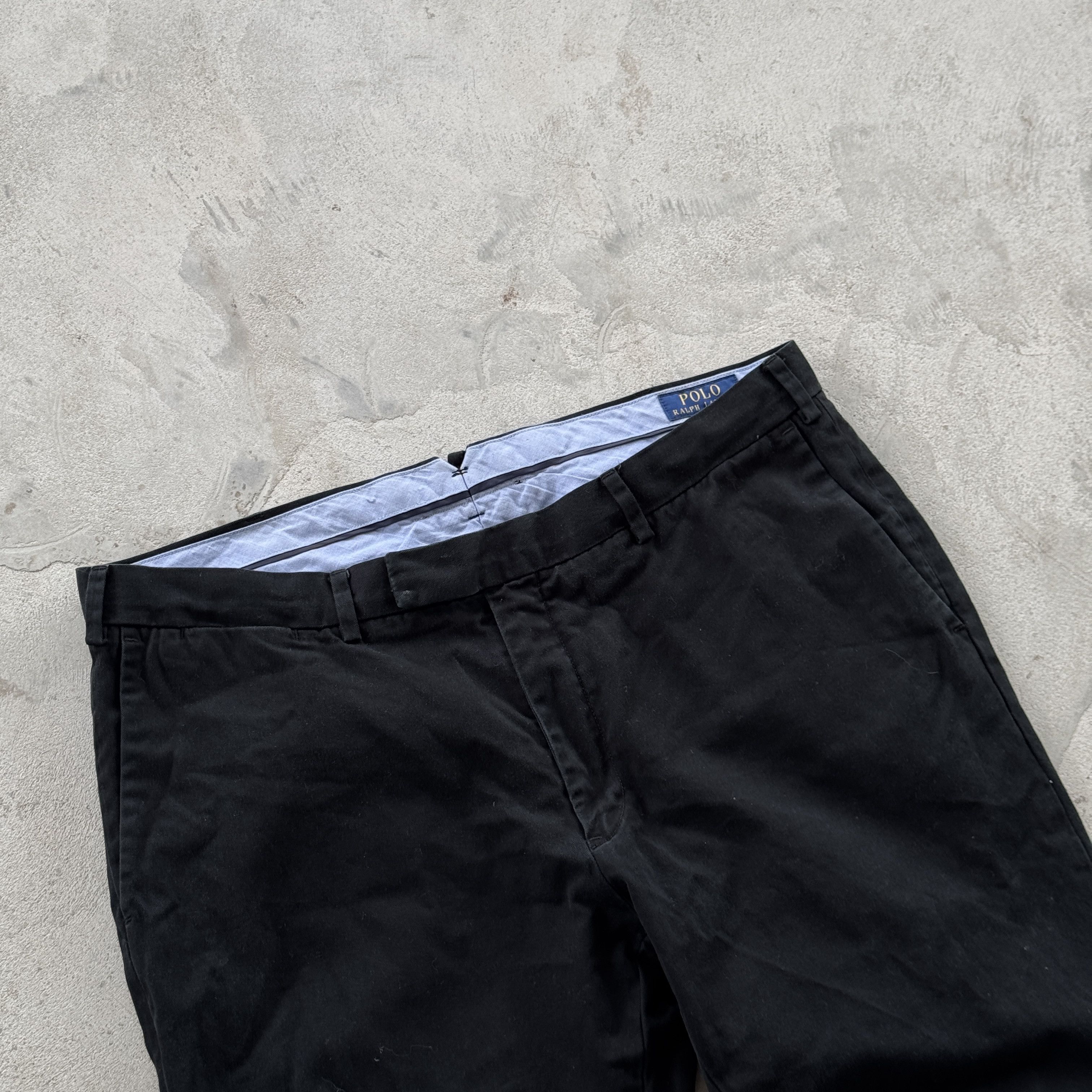 Polo Ralph Lauren Polo Ralph Lauren Black Cotton Chino Pants Men Trousers Size US 36 / EU 52 - 3 Thumbnail