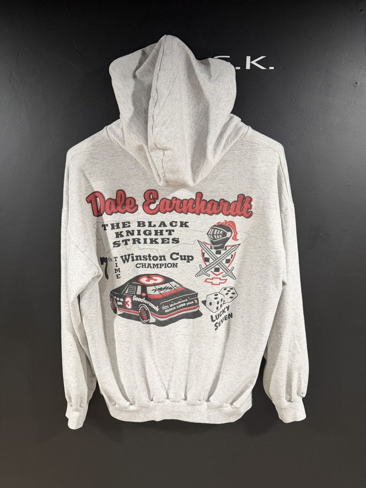 Vintage 1994 Vintage Dale Earnhardt Grunge Cropped Nascar Hoodie XL Size US XL / EU 56 / 4 - 7 Thumbnail