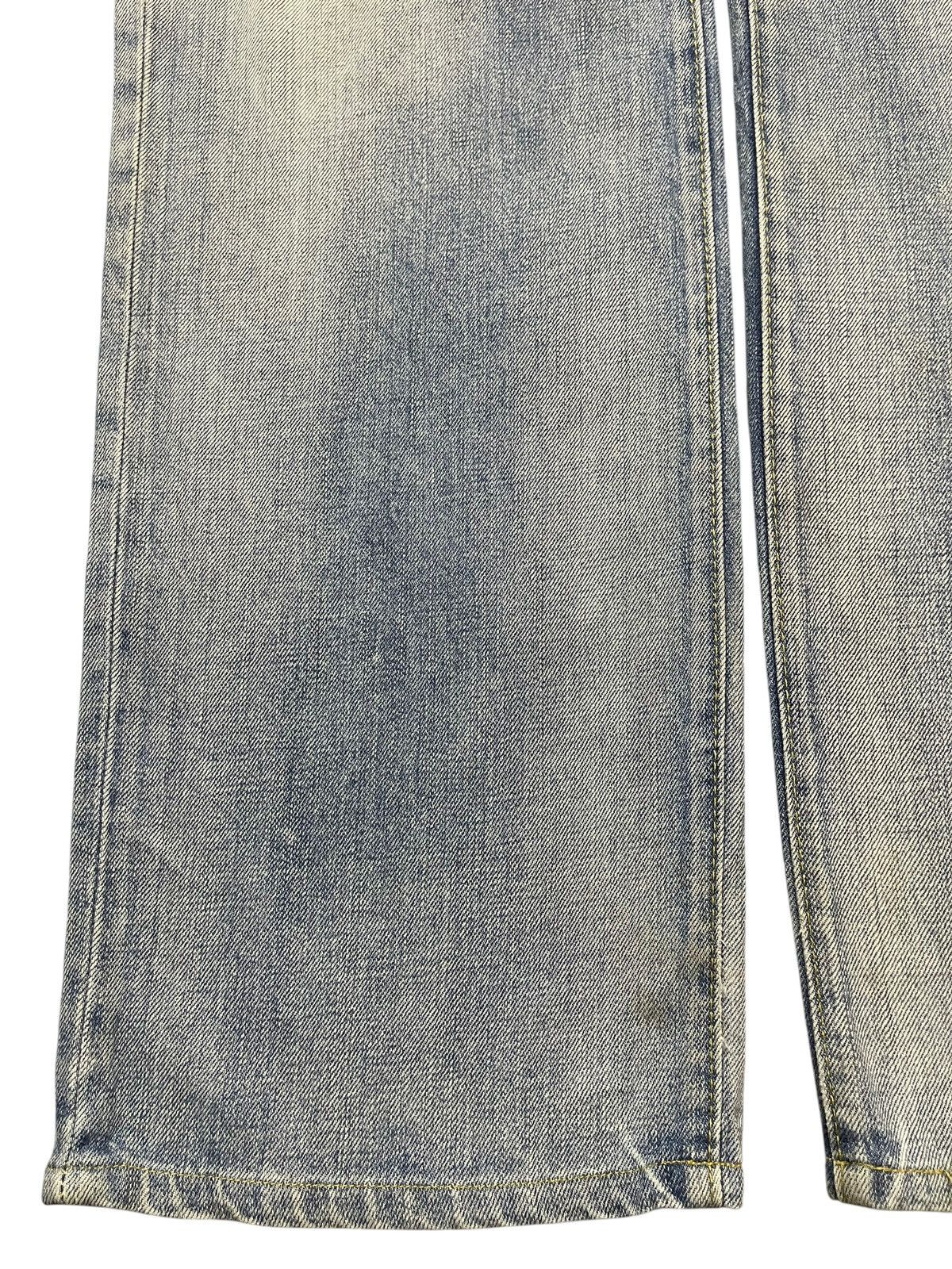 In The Attic Vintage Japanese Brand Mud Faded Wash Distress Baggy Jeans Size US 36 / EU 52 - 7 Thumbnail
