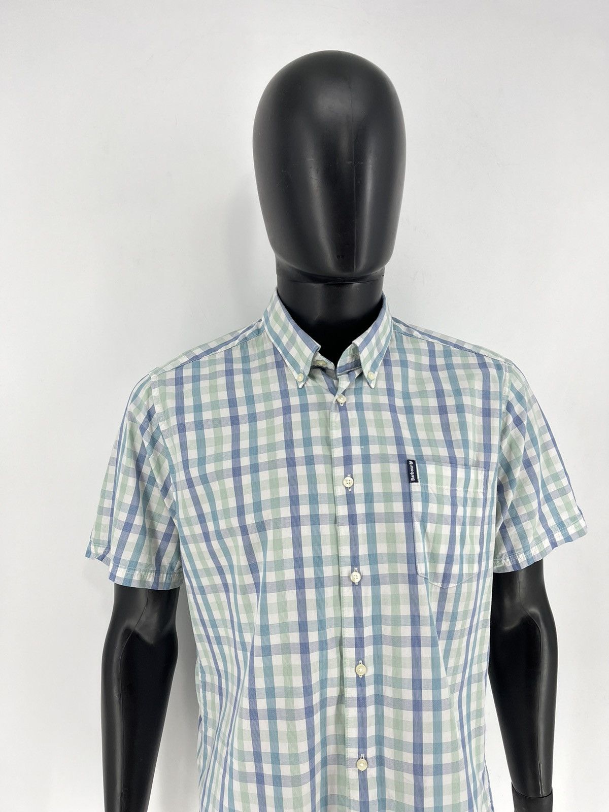 Barbour × Vintage Vintage Barbour Plaid Blake Cotton Flannel Casual Size US M / EU 48-50 / 2 - 3 Thumbnail