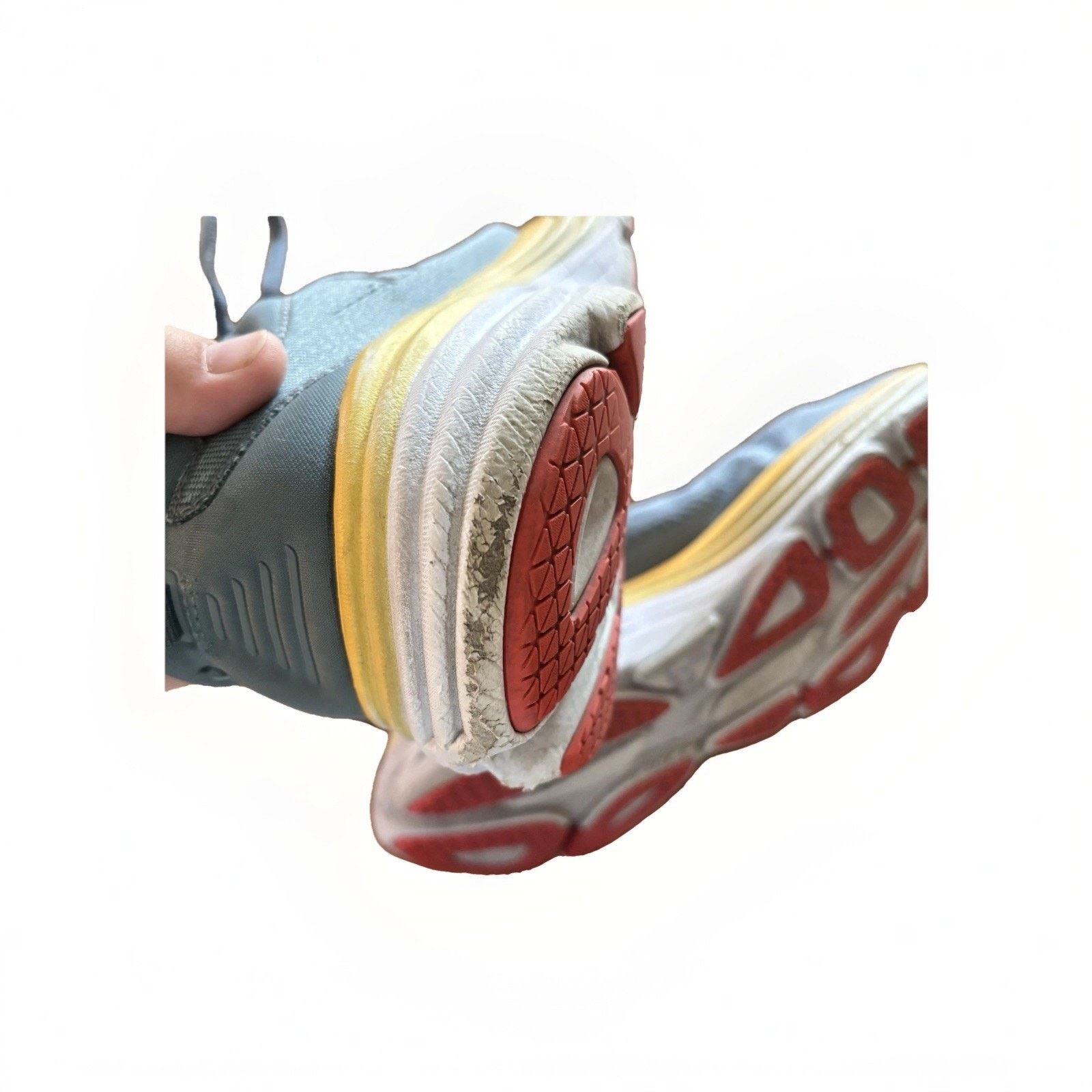 Hoka Hoka One One Men's Bondi 8 Wide Blue Yellow 11.5 2E EU46 Size US 11.5 / EU 44-45 - 8 Thumbnail