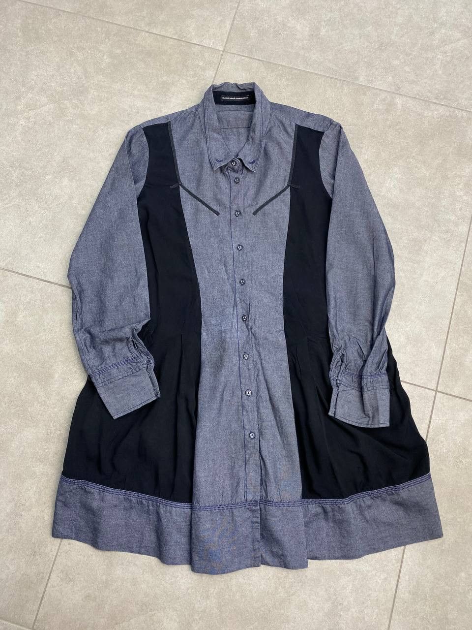 Marithe + Francois Girbaud Marithe Francois Girbaud Denim Cotton Robe Shirt Dress Size XL / US 12-14 / IT 48-50 - 1 Thumbnail