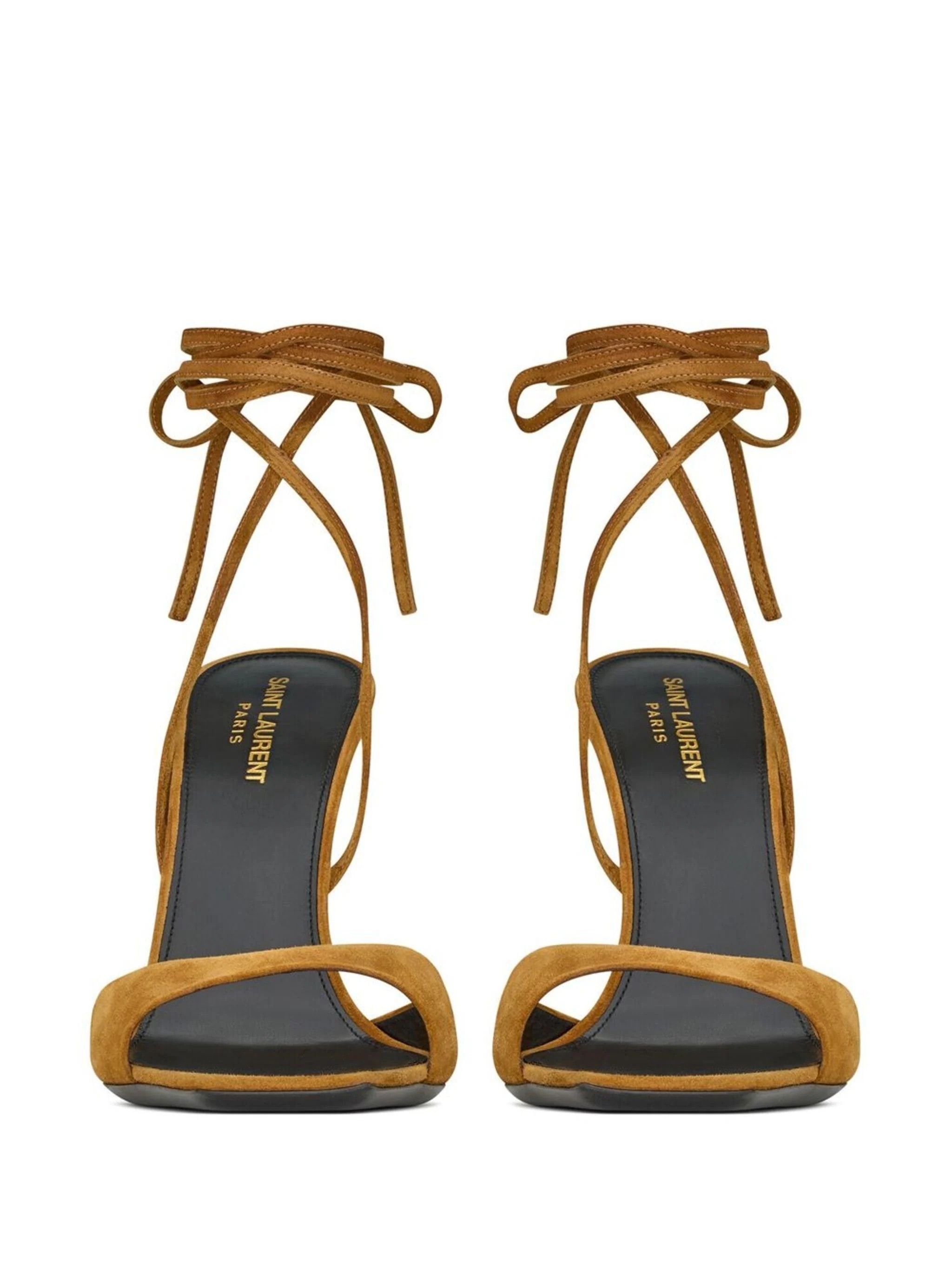 o1b1hav110824 Paz Suede Sandals in Brown