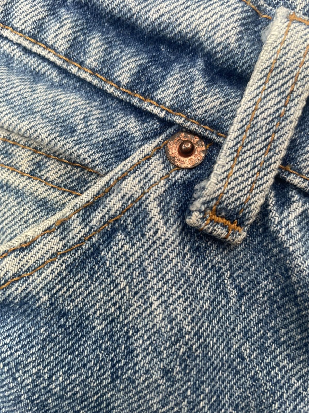 Levi's Vintage 1989 Levis 505 Orange Tab USA Size US 33 - 24 Thumbnail
