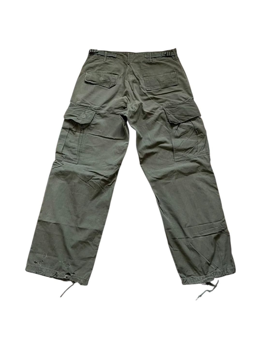 Vintage Vintage 60s US ARMY Jungle fatigue trousers vietnam war era Size US 30 / EU 46 - 4 Thumbnail