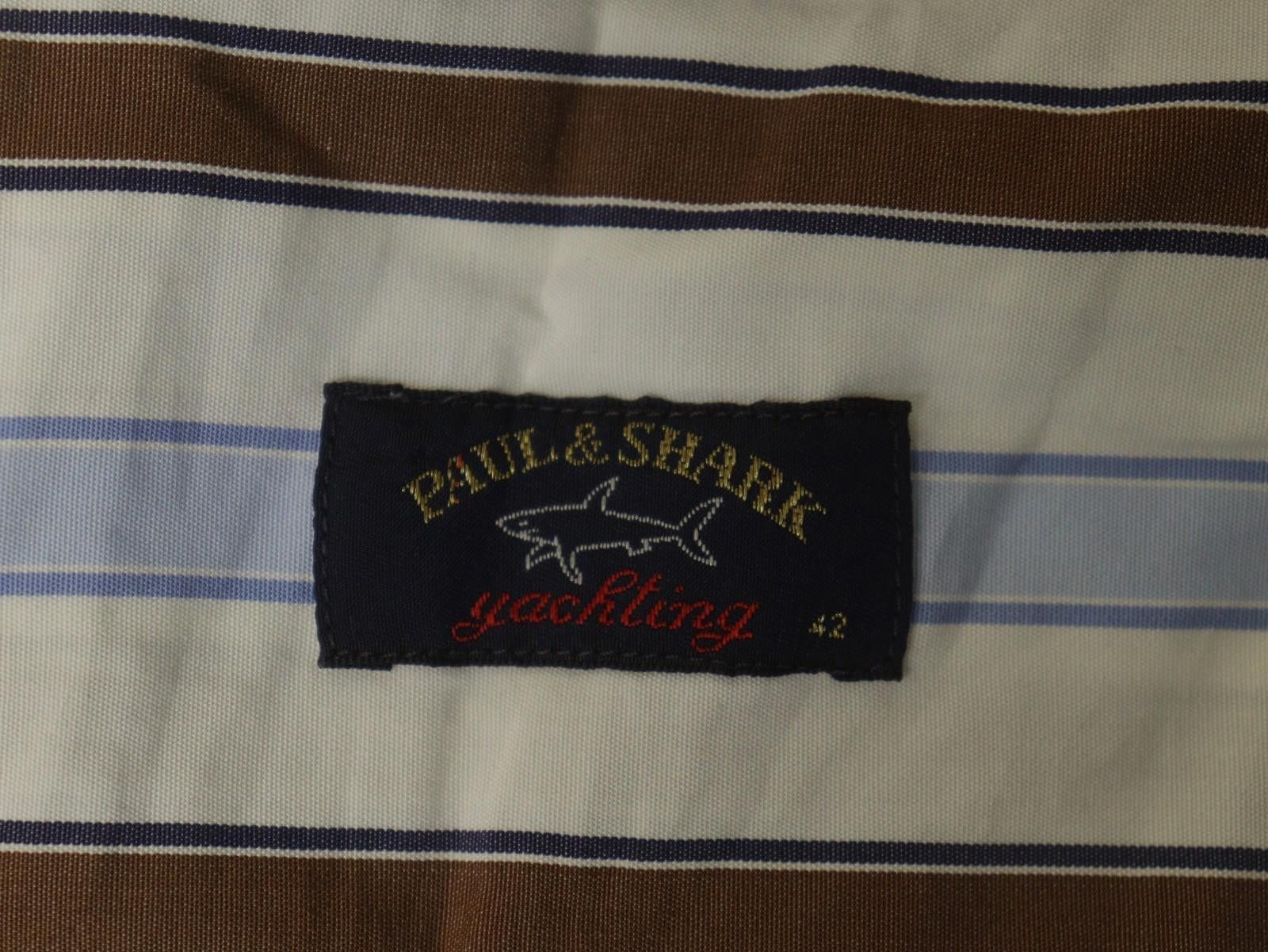 Paul & Shark Paul & Shark Yachting Multi Striped 100% Shirt Size 42 Size US M / EU 48-50 / 2 - 12 Thumbnail