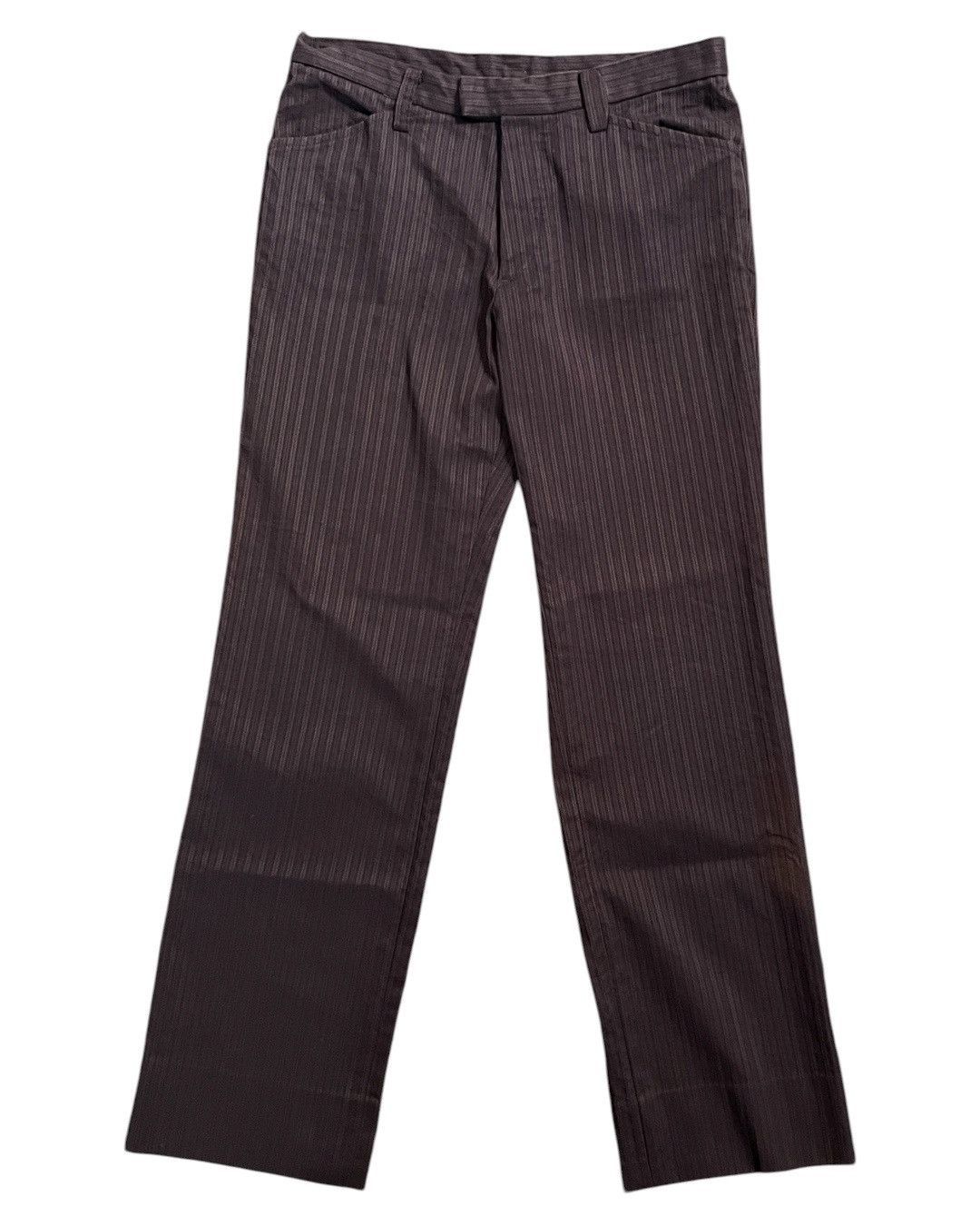 If Six Was Nine 2000s 5351 Pour Les Hommes Trousers Pinstripe Silm Straight Size US 32 / EU 48 - 1 Thumbnail