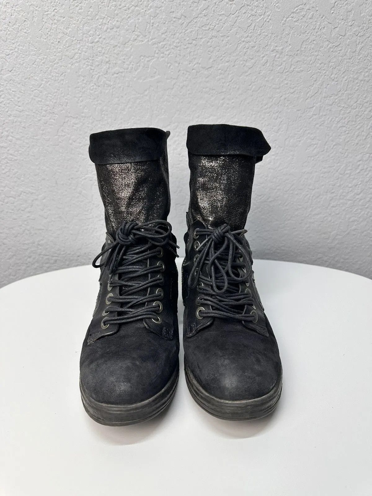 A.S.98 Leather Boots A.S. 98 Western Air step Guisi style Vintage Size US 7 / IT 37 - 2 Thumbnail