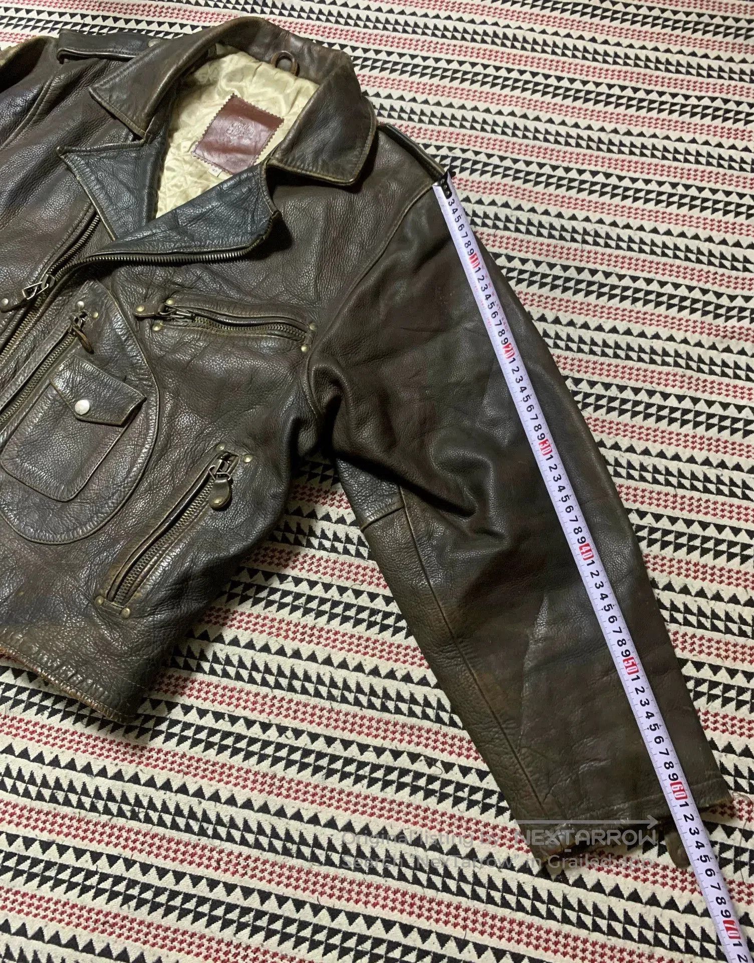 Golden Bear vintage golden bear leather motorcycle jacket. Size US L / EU 52-54 / 3 - 7 Thumbnail