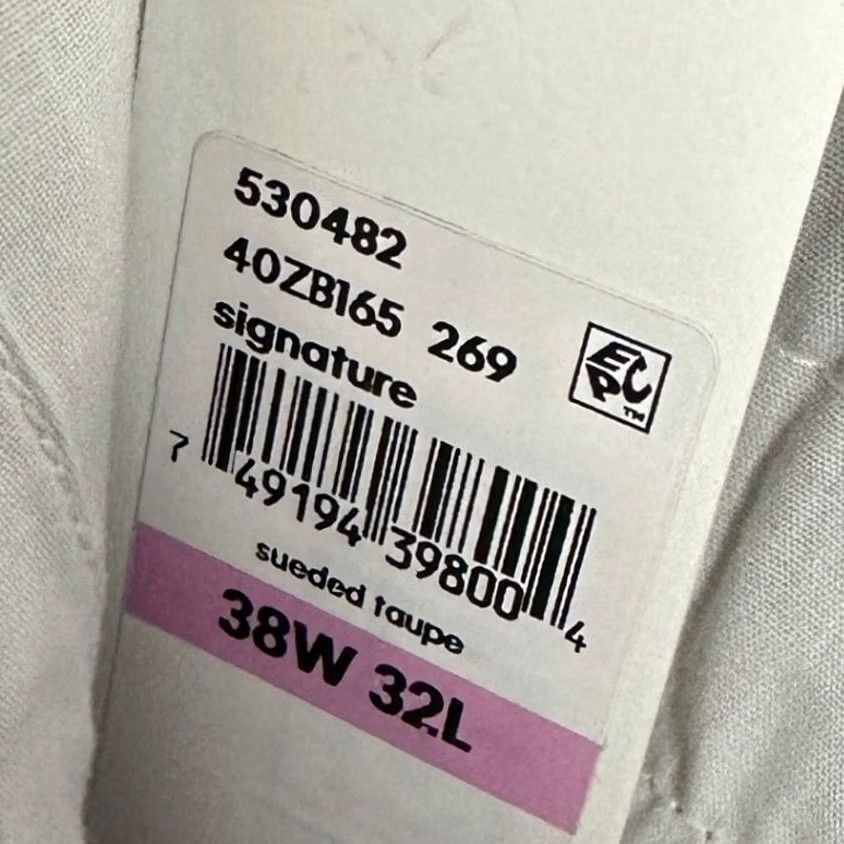 Calvin Klein Calvin Klein Refined Stretch Chino Pants Mens 38X32 Beige Taupe Slim Fit Business Casual shirts? Size US 38 / EU 54 - 2 Thumbnail