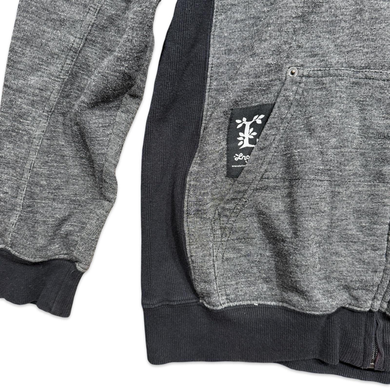 LRG LRG Y2K Embroidered Gray Color Block Zip Up Hoodie Size US M / EU 48-50 / 2 - 5 Thumbnail