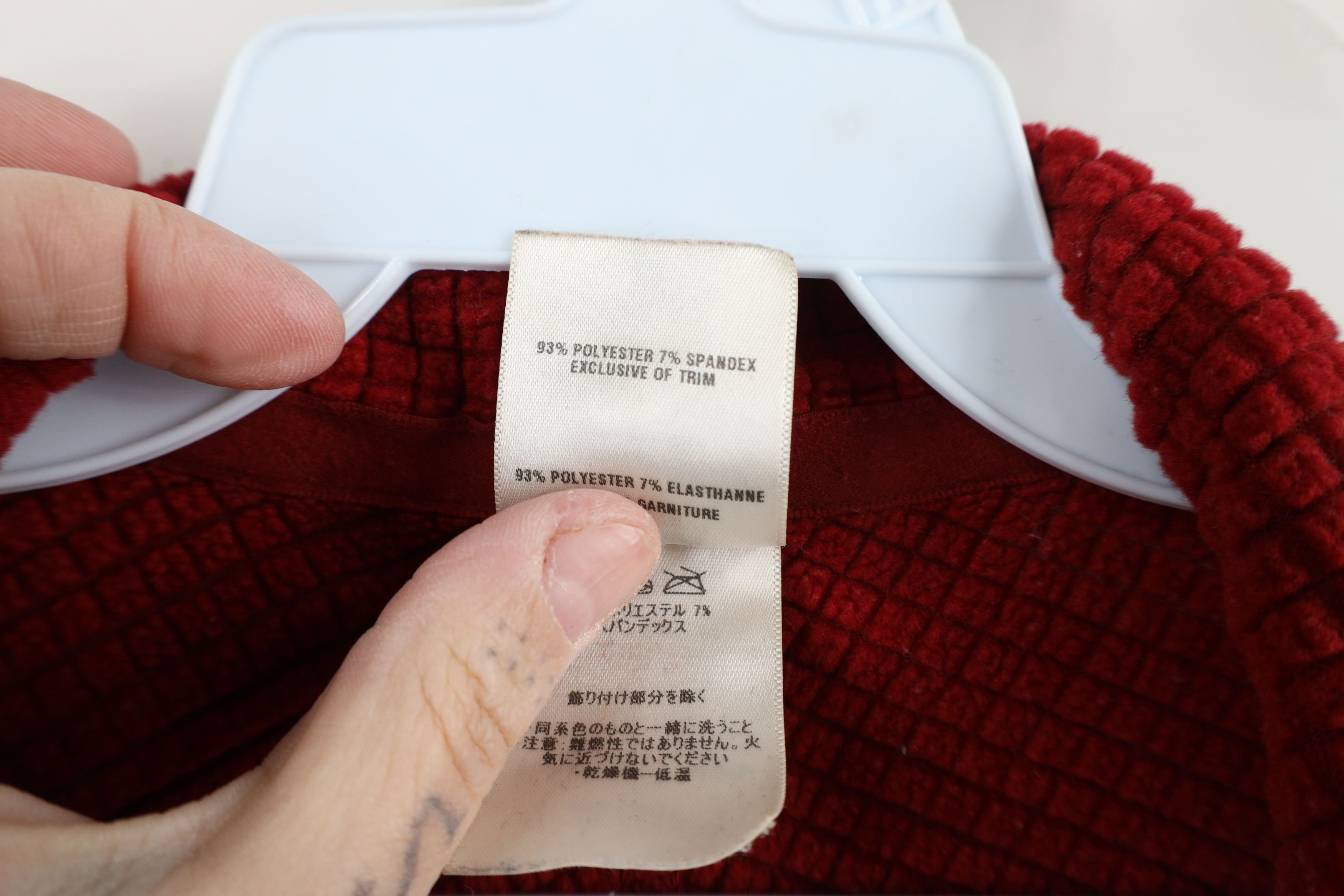 Patagonia × Vintage Vintage Y2K Patagonia R1 Polartec Fleece Full Zip Jacket Red Size XL / US 12-14 / IT 48-50 - 10 Thumbnail