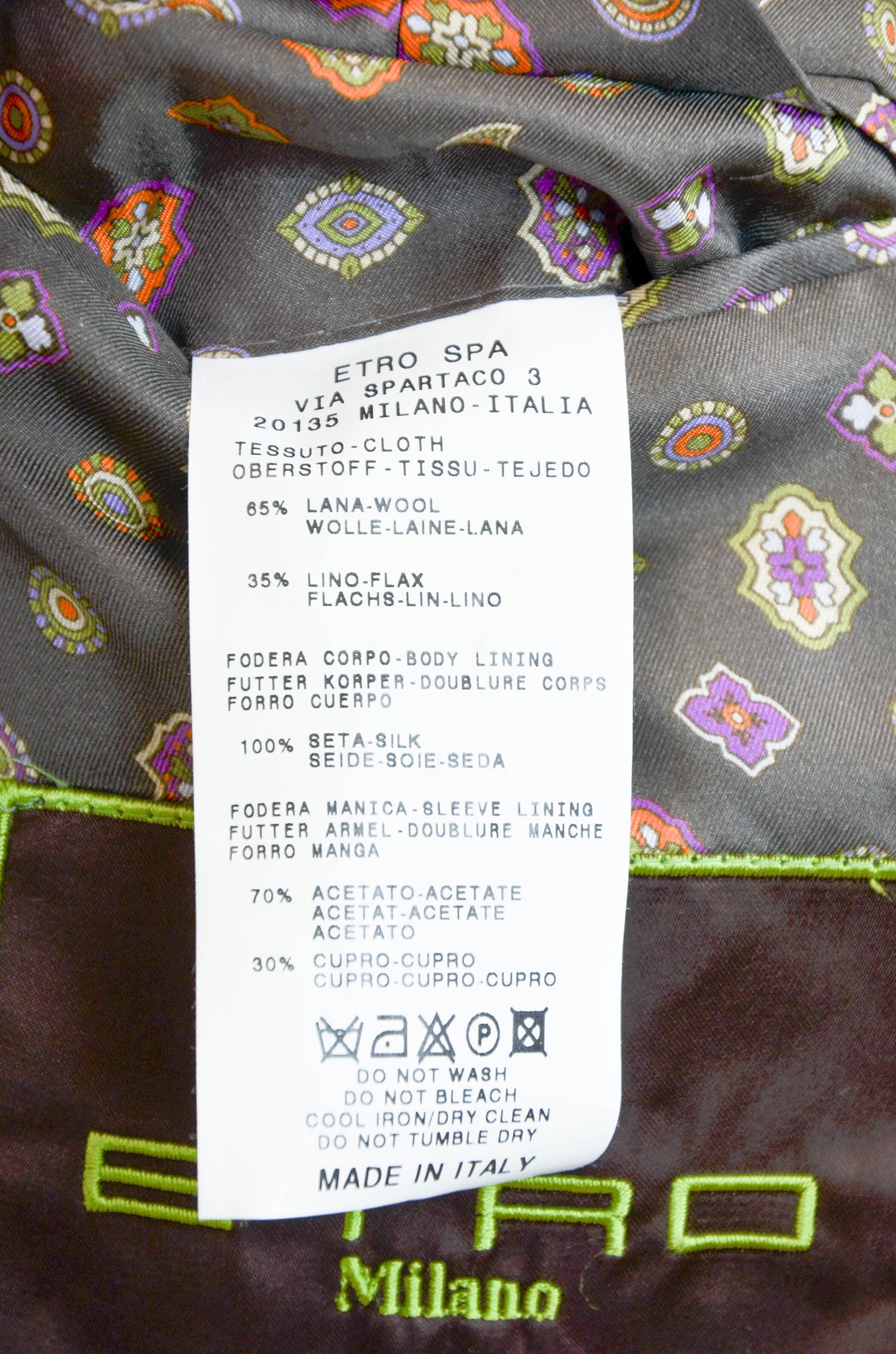 Etro ETRO Tartan-Check Suit - 48 Size 48R - 10 Thumbnail