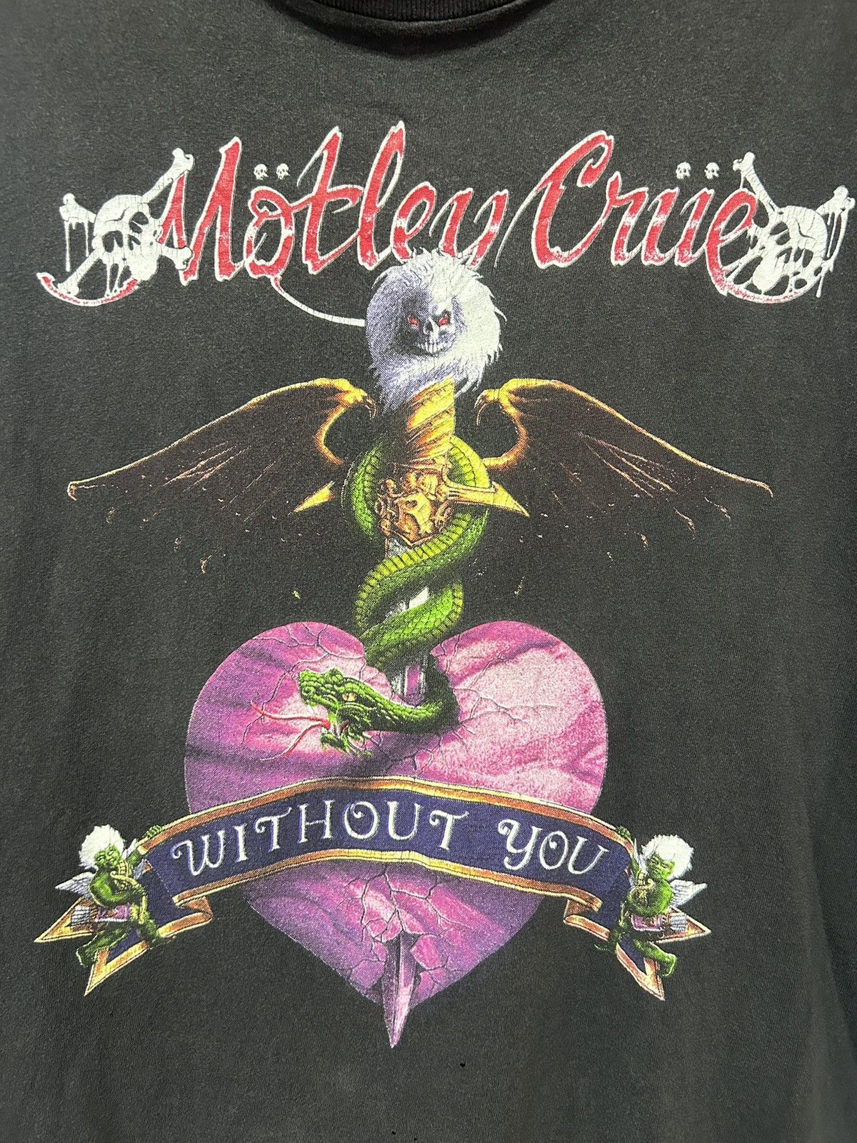 Band Tees Vintage Motley Crue Without You Drx Feel Good Size US L / EU 52-54 / 3 - 5 Thumbnail
