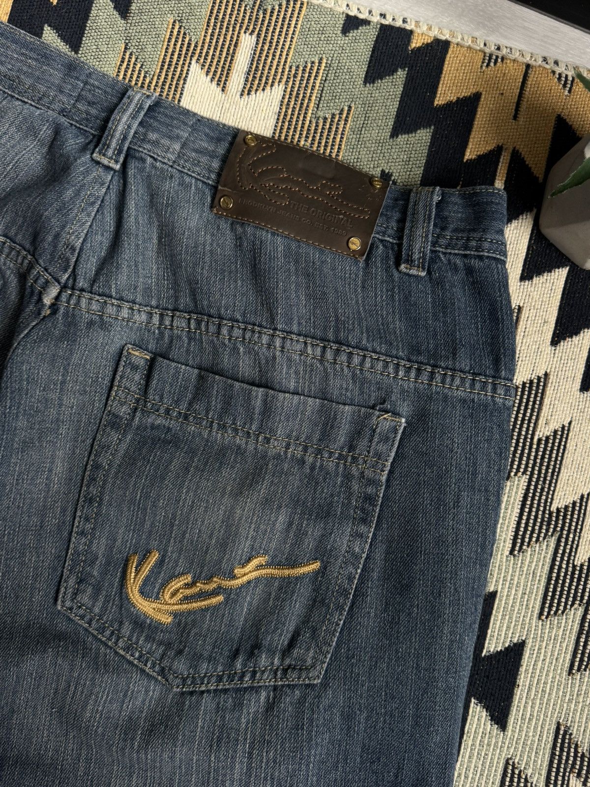 Karl Kani Vintage Y2K Karl Kani Baggy Distressed Denim Pants Size US 38 / EU 54 - 6 Thumbnail