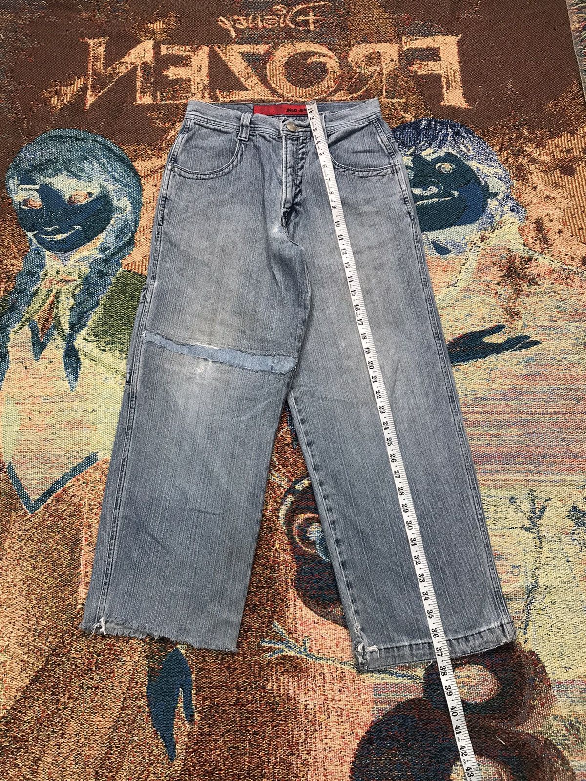 JNCO vintage Jnco dragon 🐉 embroidered damaged denim Size 28" / US 6 / IT 42 - 6 Thumbnail