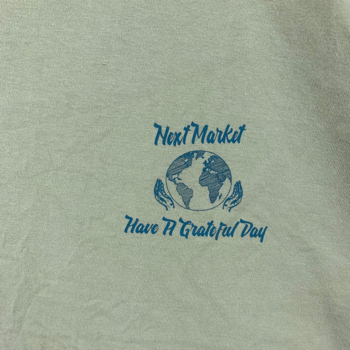 Japanese Brand NEXT INC MARKET Have A Grateful Day Kanagawa Tee Shirt Size US XL / EU 56 / 4 - 6 Thumbnail