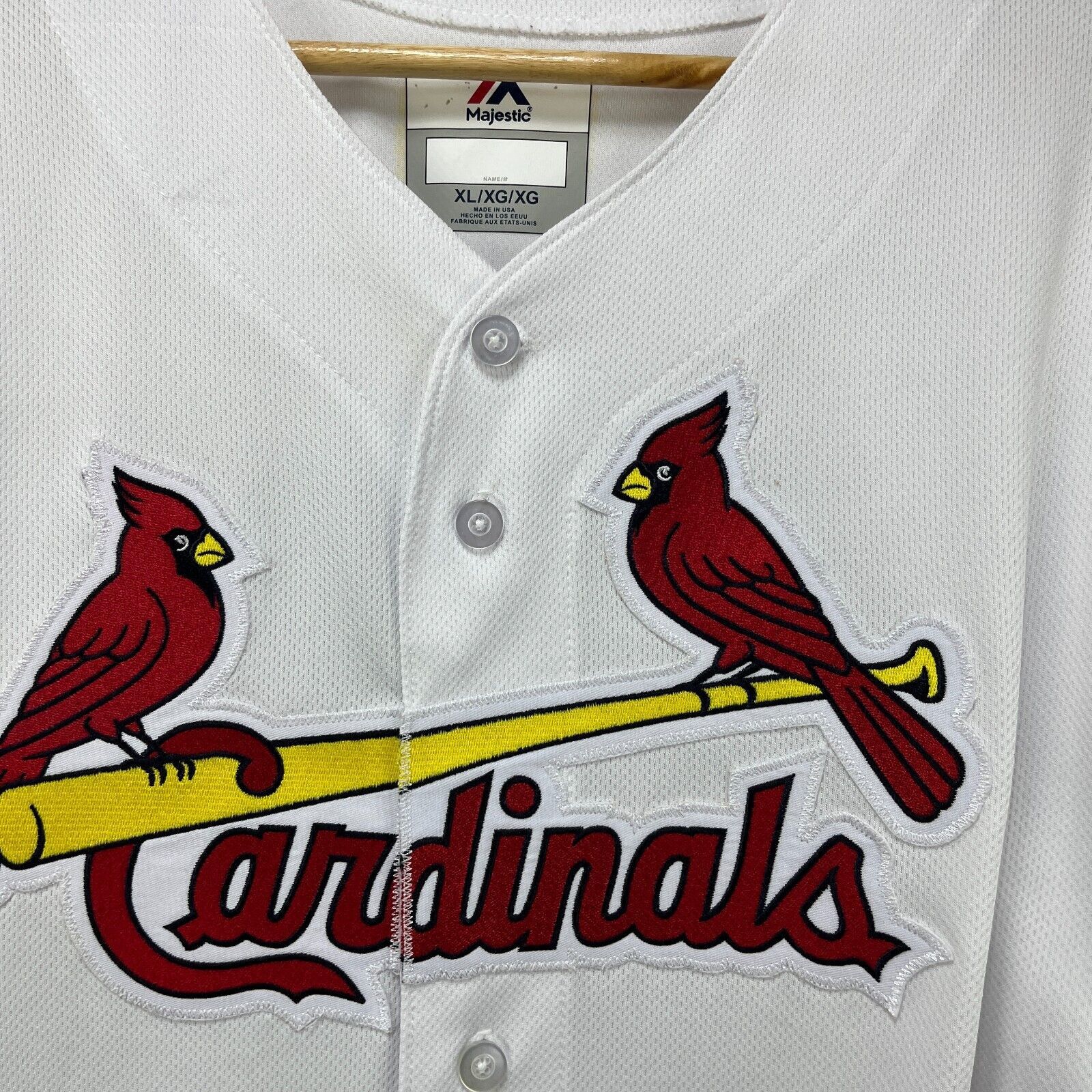 Majestic × Vintage Vintage St Louis Cardinals Majestic Jersey Cool Base 66 XL Size US XL / EU 56 / 4 - 5 Thumbnail