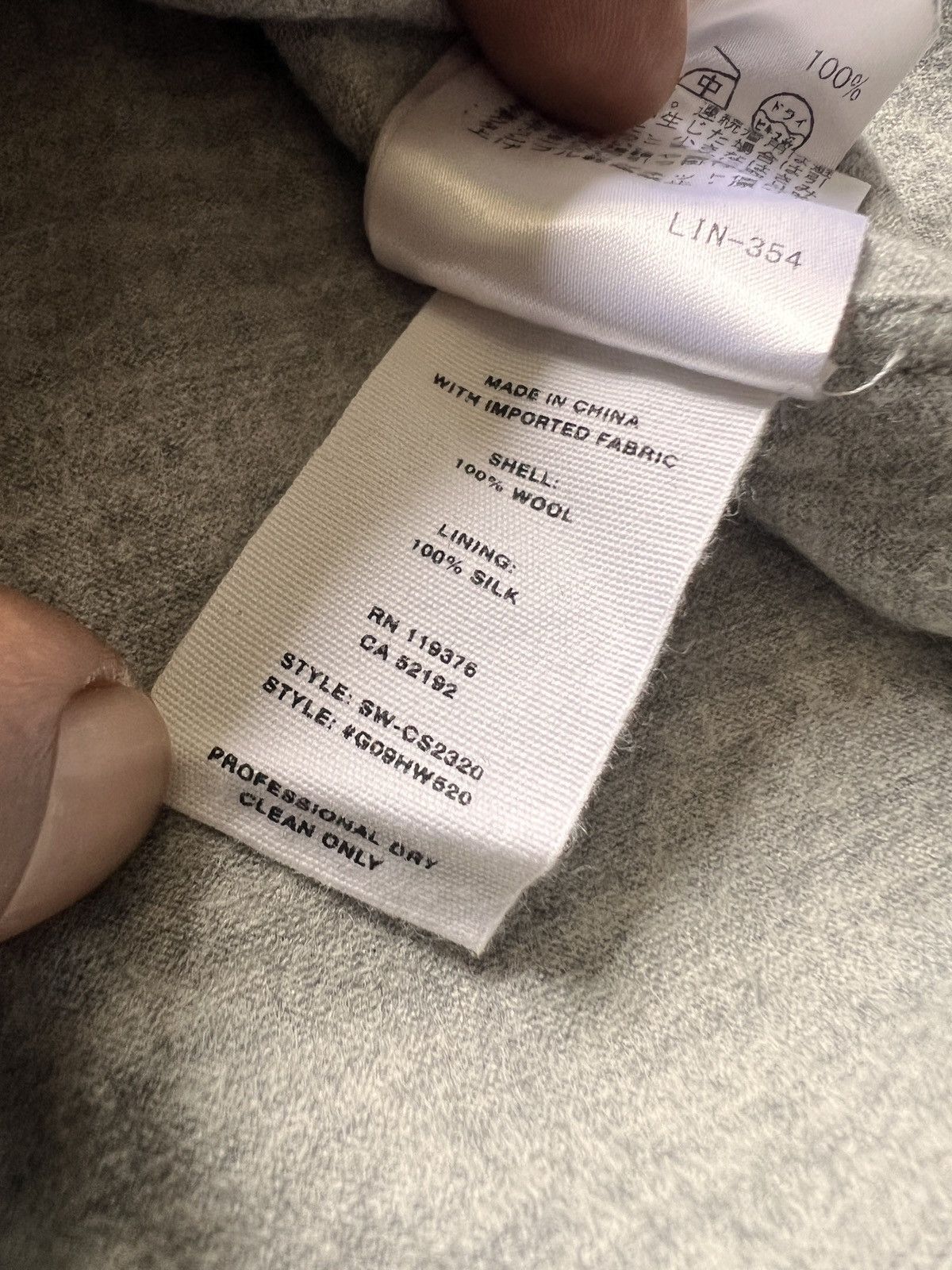 Helmut Lang Helmut Lang Long Sleeve Wide Neck Muslin Bondage Tshirt Size S / US 4 / IT 40 - 12 Thumbnail