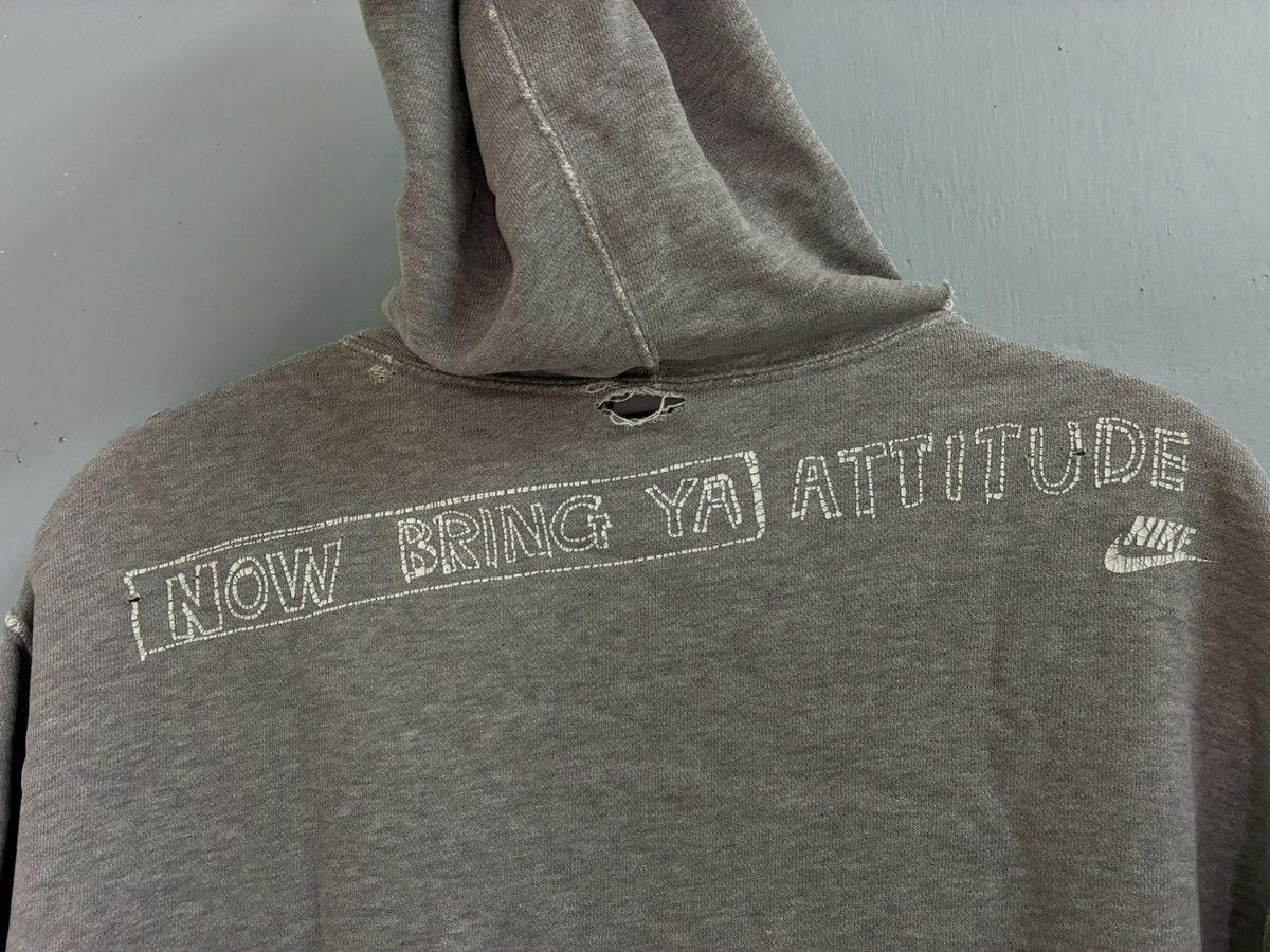 Nike Nike Now Bring Ya Attitude Distress hoodie design Size US XL / EU 56 / 4 - 14 Thumbnail