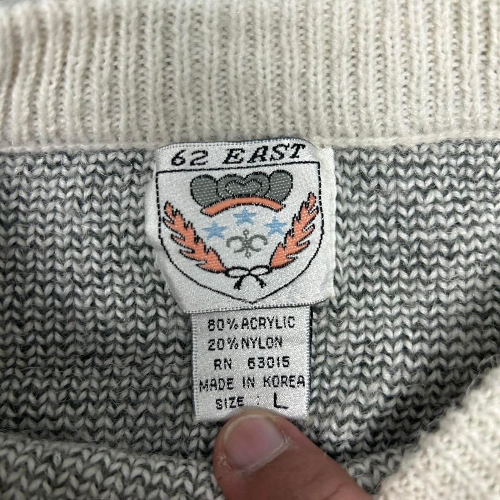 Other 62 East vintage 80s snowflake sweater in sweater Size L / US 10 / IT 46 - 3 Thumbnail