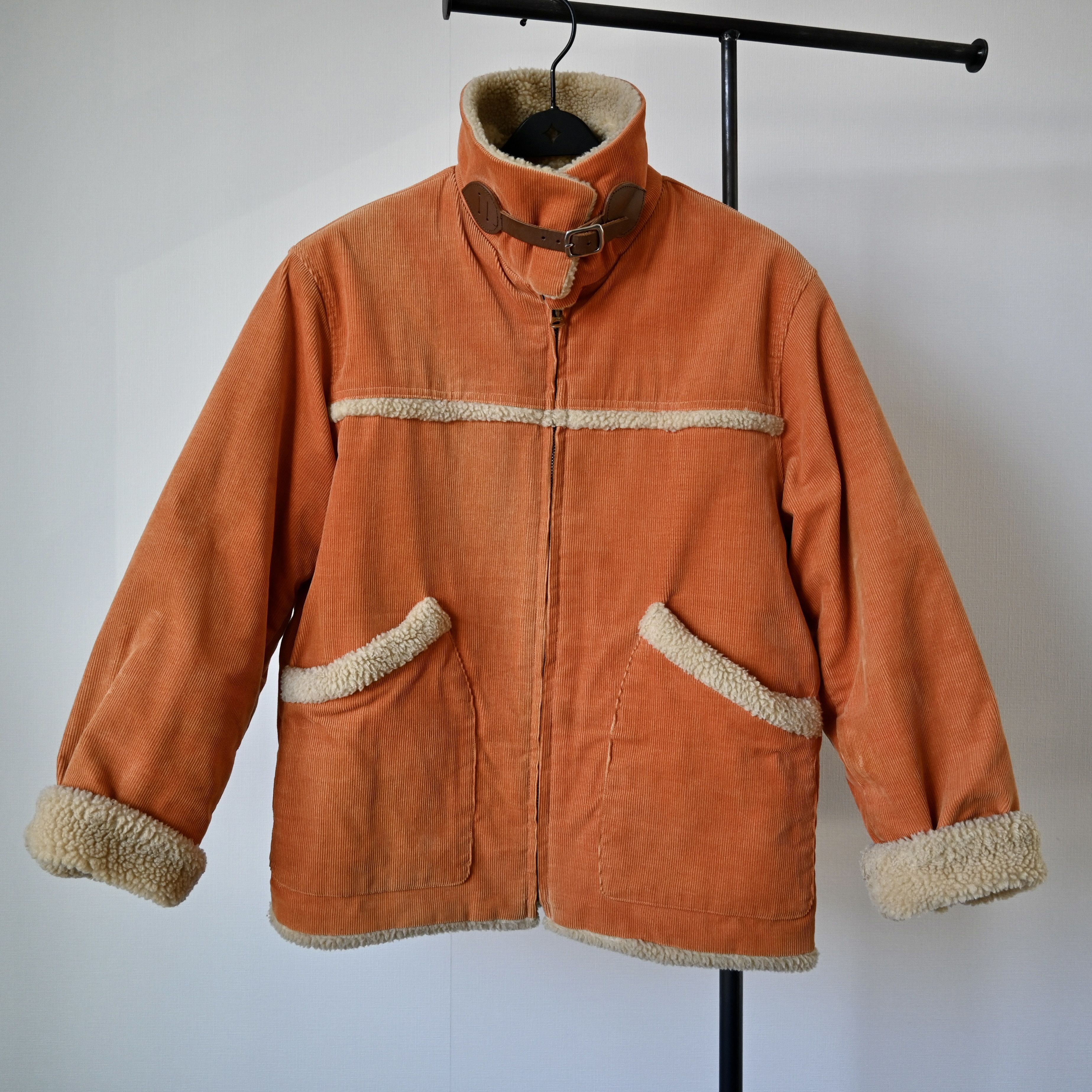 Sugar Cane Sugar Cane shearing lined corduroy ranch jacket, orange Size US M / EU 48-50 / 2 - 22 Thumbnail