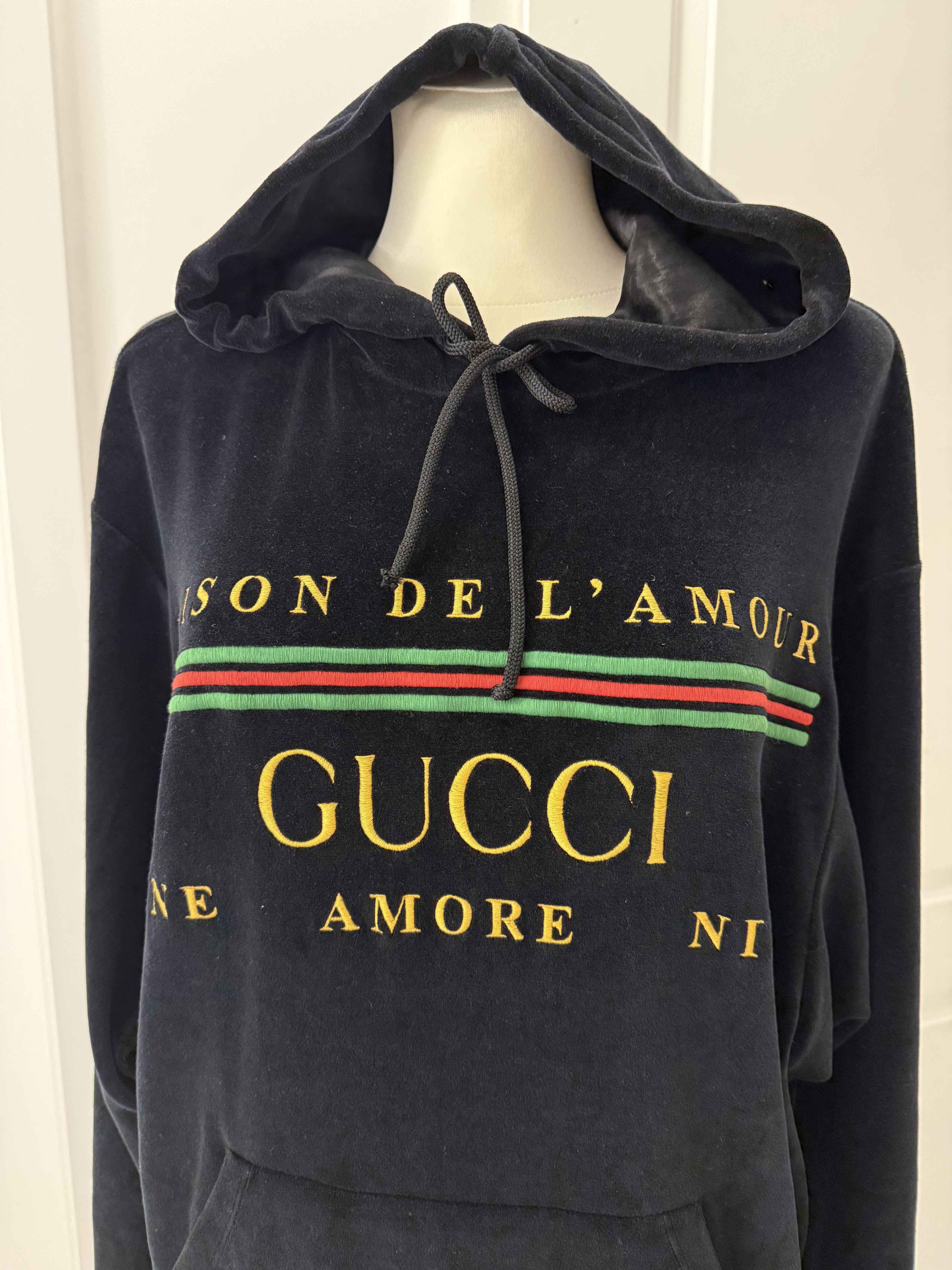 Velour hoodie Gucci Maison de L