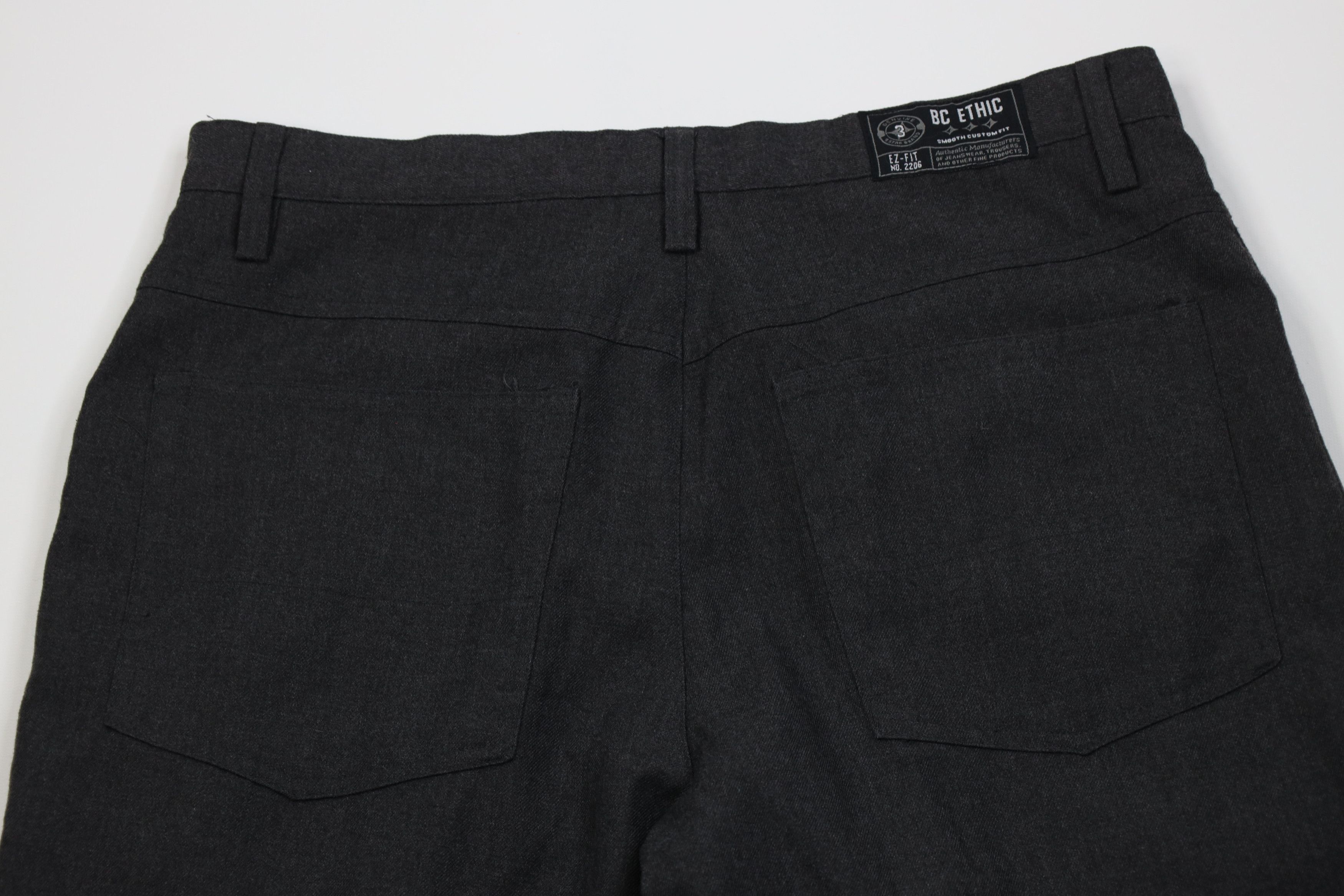 Vintage Vintage 90s Streetwear Wide Leg Chino Pants Trousers Gray Size US 34 / EU 50 - 9 Thumbnail