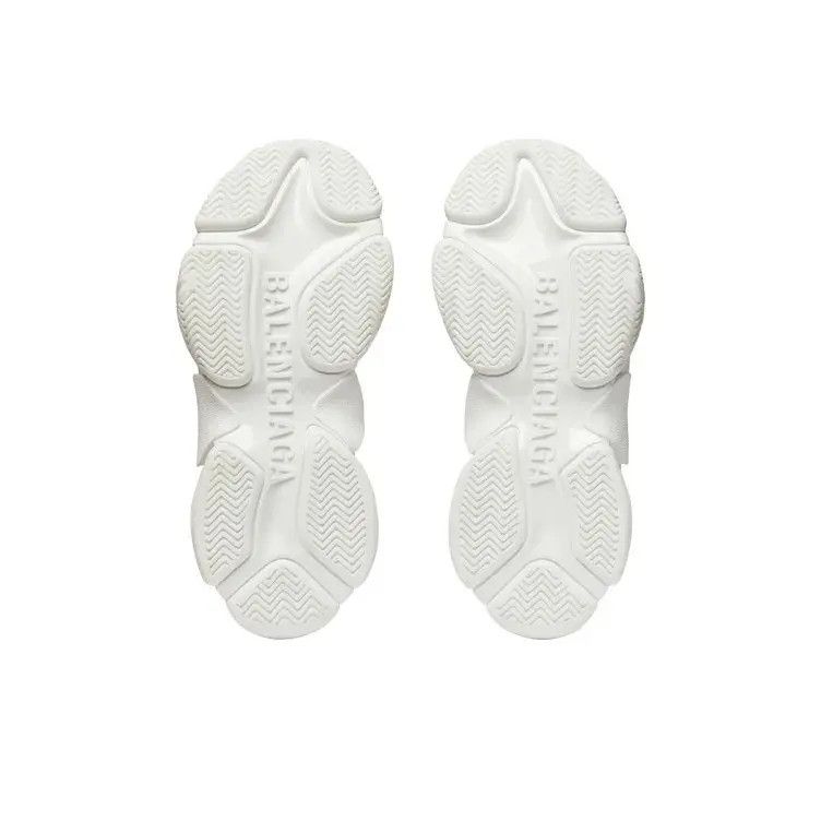 Balenciaga o1mt1gz0325 Triple S Logotype Sneakers in White/Pink Size US 9 / IT 39 - 6 Thumbnail