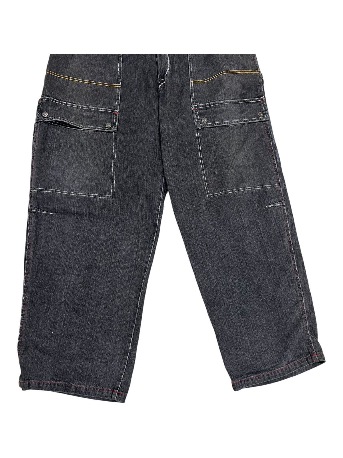 Affliction × JNCO Y2K Hobo Denim Super Baggy Multi Big Pocket JNCO Style Jeans Size US 38 / EU 54 - 4 Thumbnail