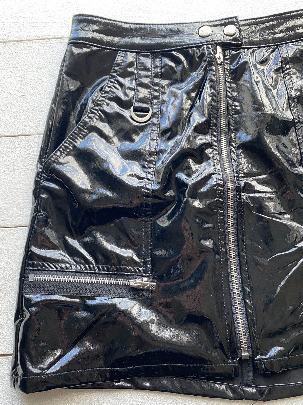 Japanese Brand × Tripp NYC 🔥Opium Tripp Nyc Bondage Zipper Skirt Womens Punk Gothic 💣 Size 26" / US 2 / IT 38 - 11 Thumbnail