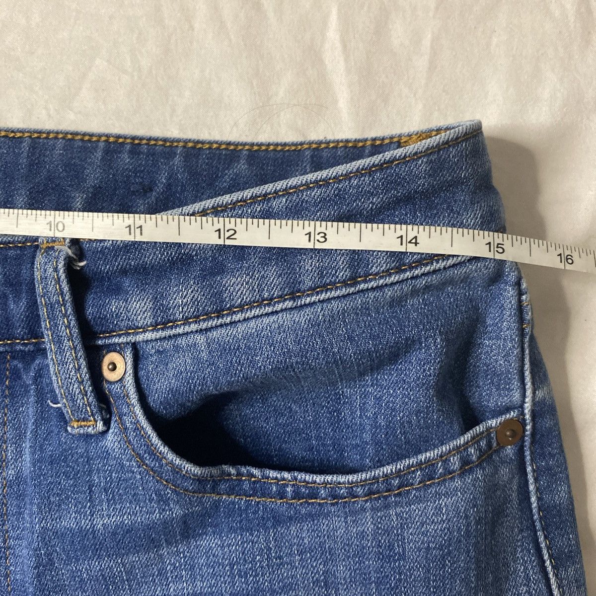 Talbots Talbots Flawless High-Waist Women's Jeans Frayed Sz 6 EUC Size 28" / US 6 / IT 42 - 9 Thumbnail