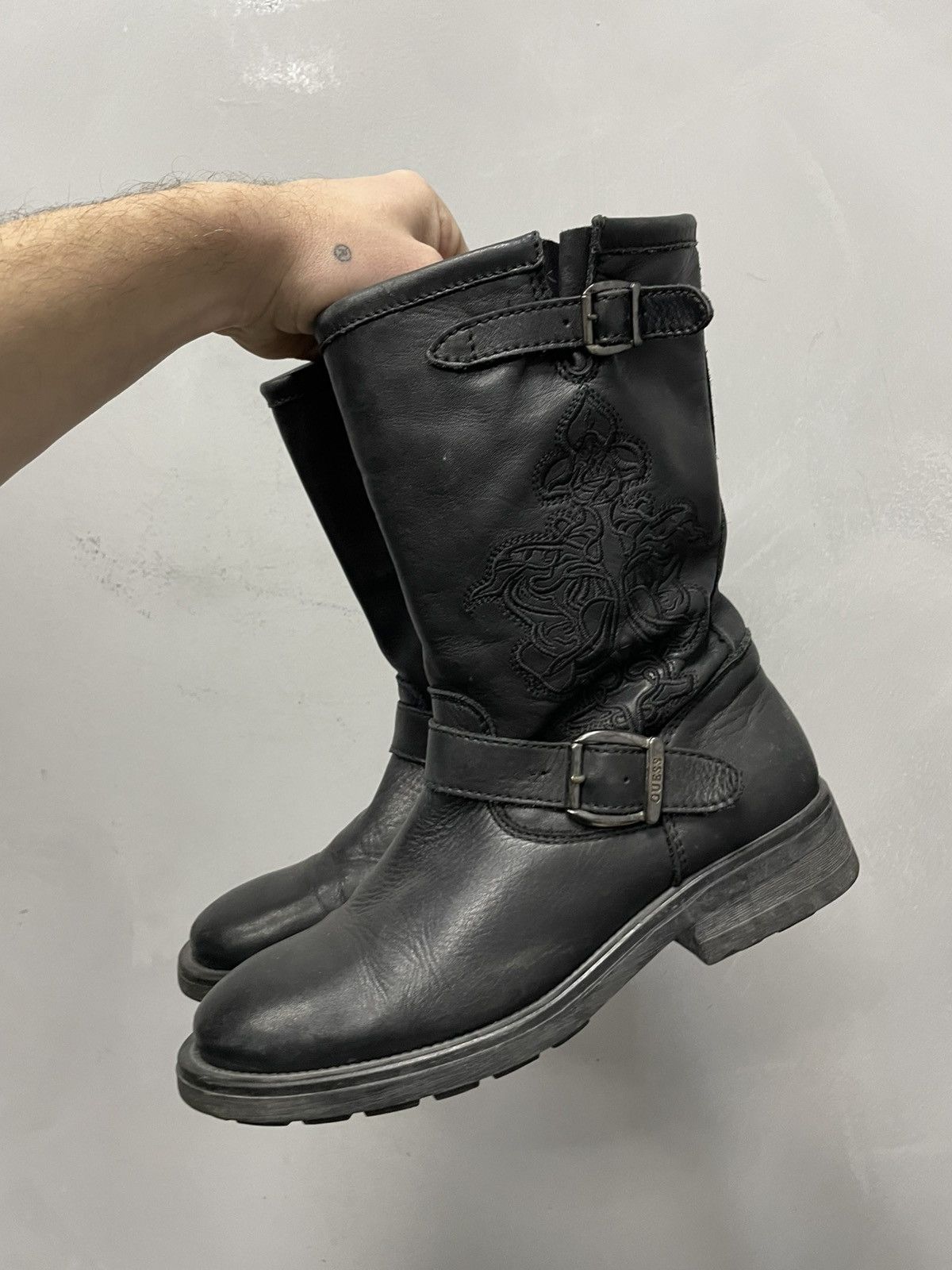 Guess Guess engineered leather avant garde boots y2k Size US 9 / IT 39 - 3 Thumbnail