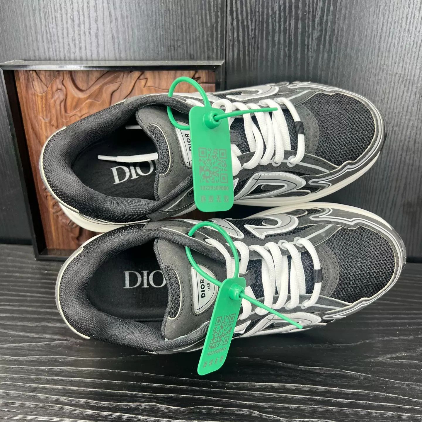 Dior Dior B30 Black Brown 40.5 MINT Size US 7.5 / EU 40-41 - 8 Thumbnail