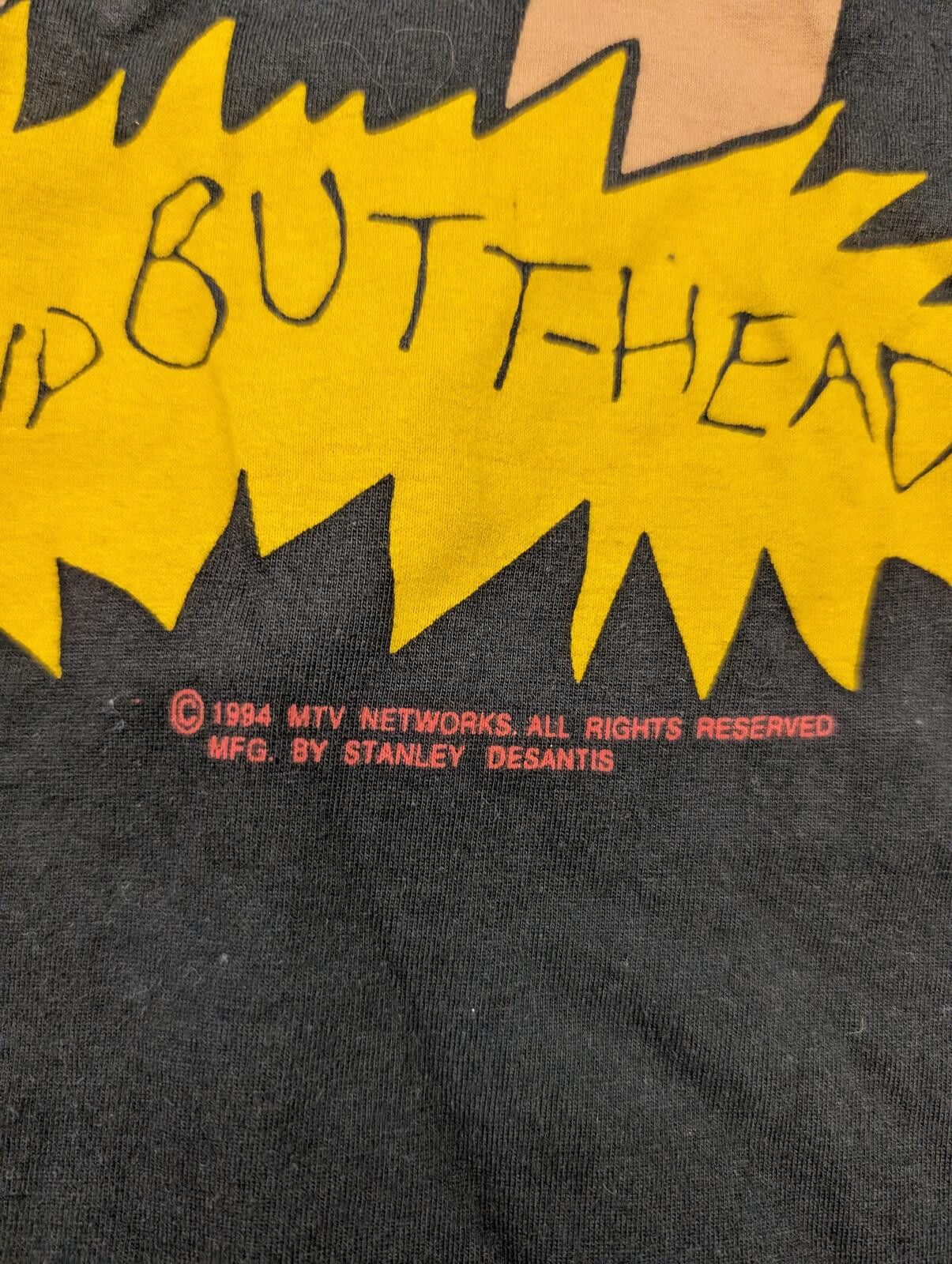 Mtv Vintage 90s Beavis and Butt-Head MTV Cartoon Promo T-shirt Size US XL / EU 56 / 4 - 3 Thumbnail