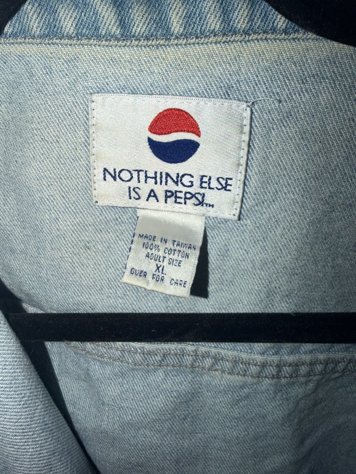 Pepsi Pepsi Denim Jacket Size US XL / EU 56 / 4 - 2 Thumbnail