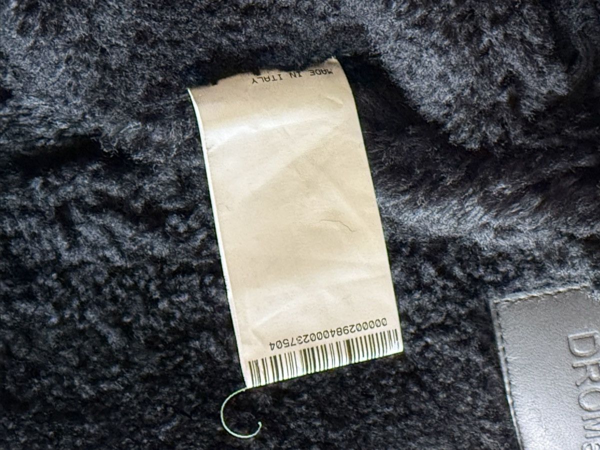 Drome Drome Shearling Leather Bomber Jacket Black Medium Size US M / EU 48-50 / 2 - 8 Thumbnail