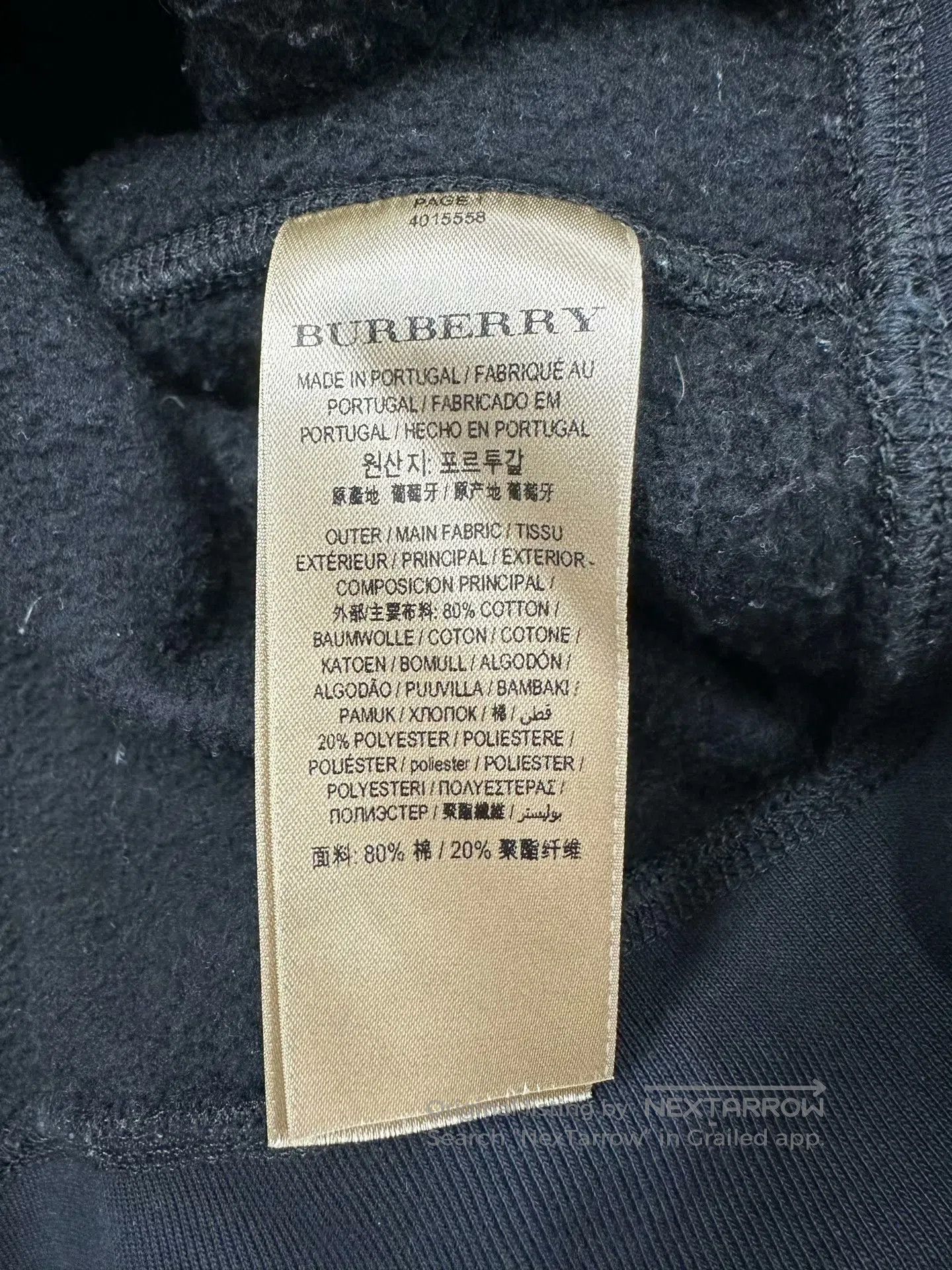 Burberry Burberry Black Classic Embroidered Warhorse Zip-up Hoodie Size M / US 6-8 / IT 42-44 - 4 Thumbnail