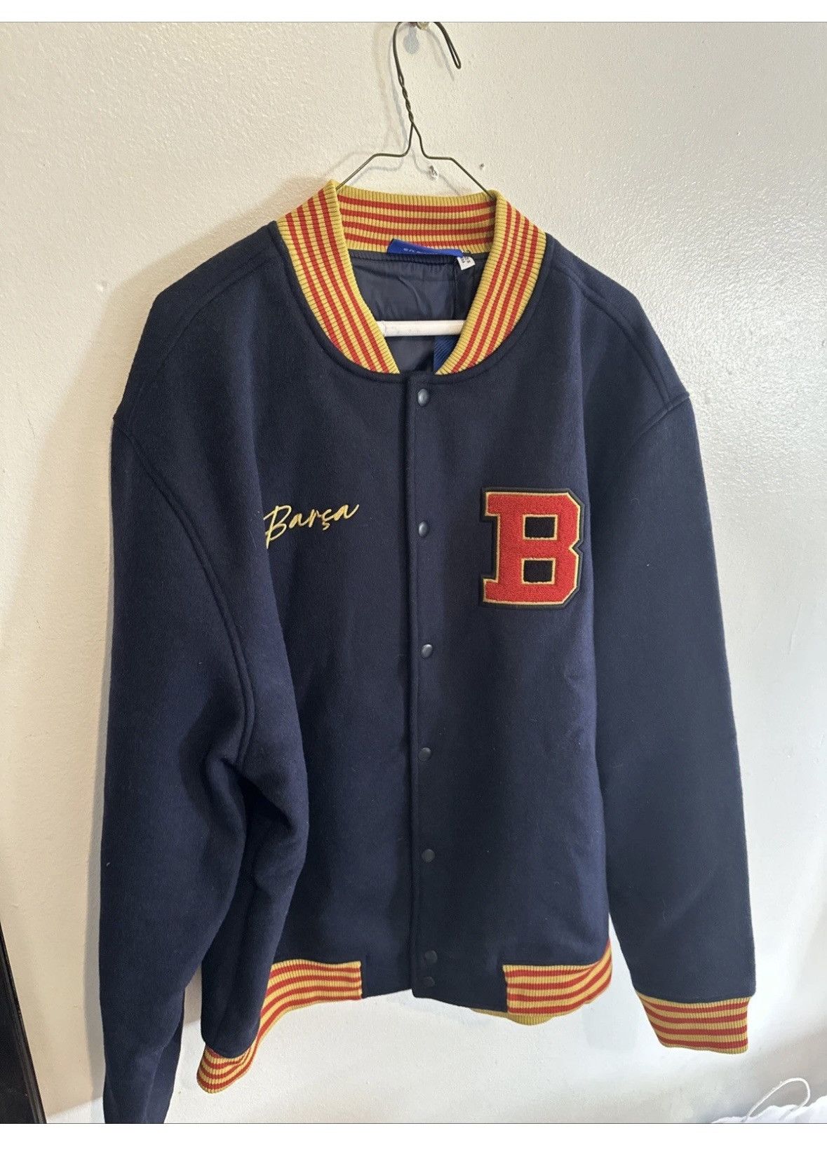 Other FCB Barcelona Supporter's Full-Snap Varsity Jacket - Navy Size US XXL / EU 58 / 5 - 3 Thumbnail